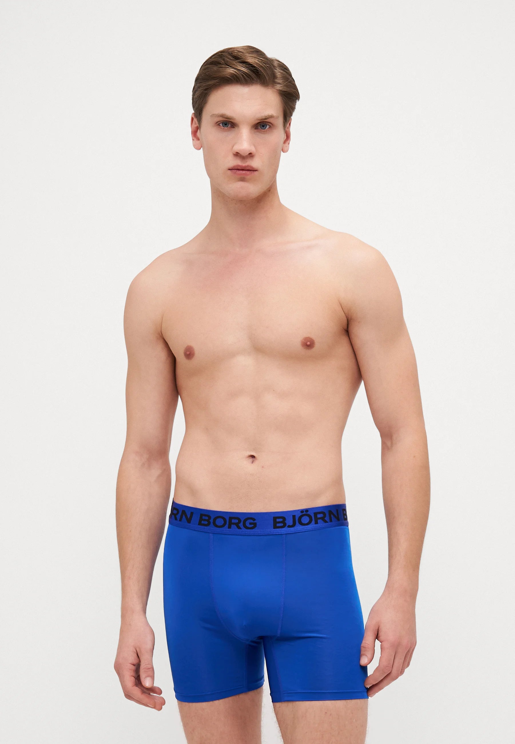 Boxerky Björn Borg Sports 5 Pack – šedá, černá, modrá, zelená