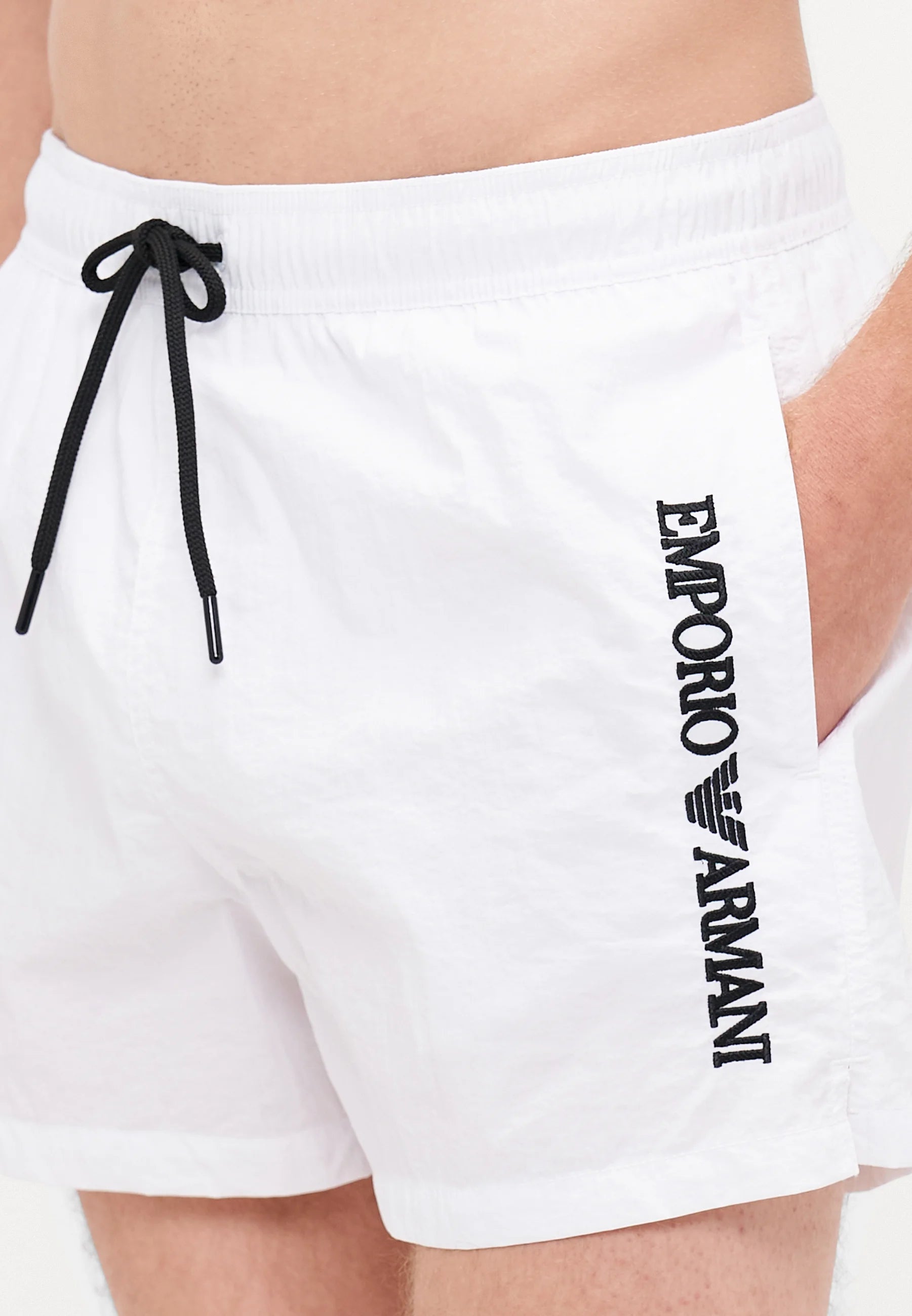 Pantaloncini da bagno Emporio Armani EA7 – Bianco