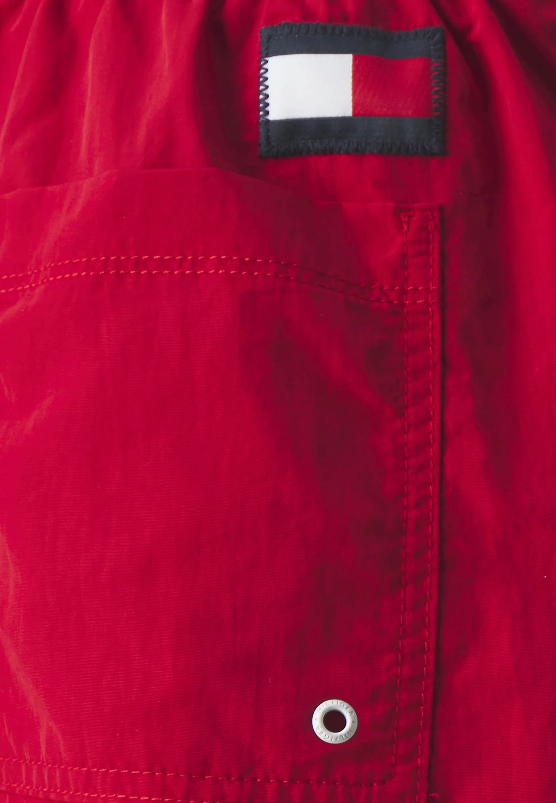 Tommy Hilfiger Drawstring Swim Shorts – Red