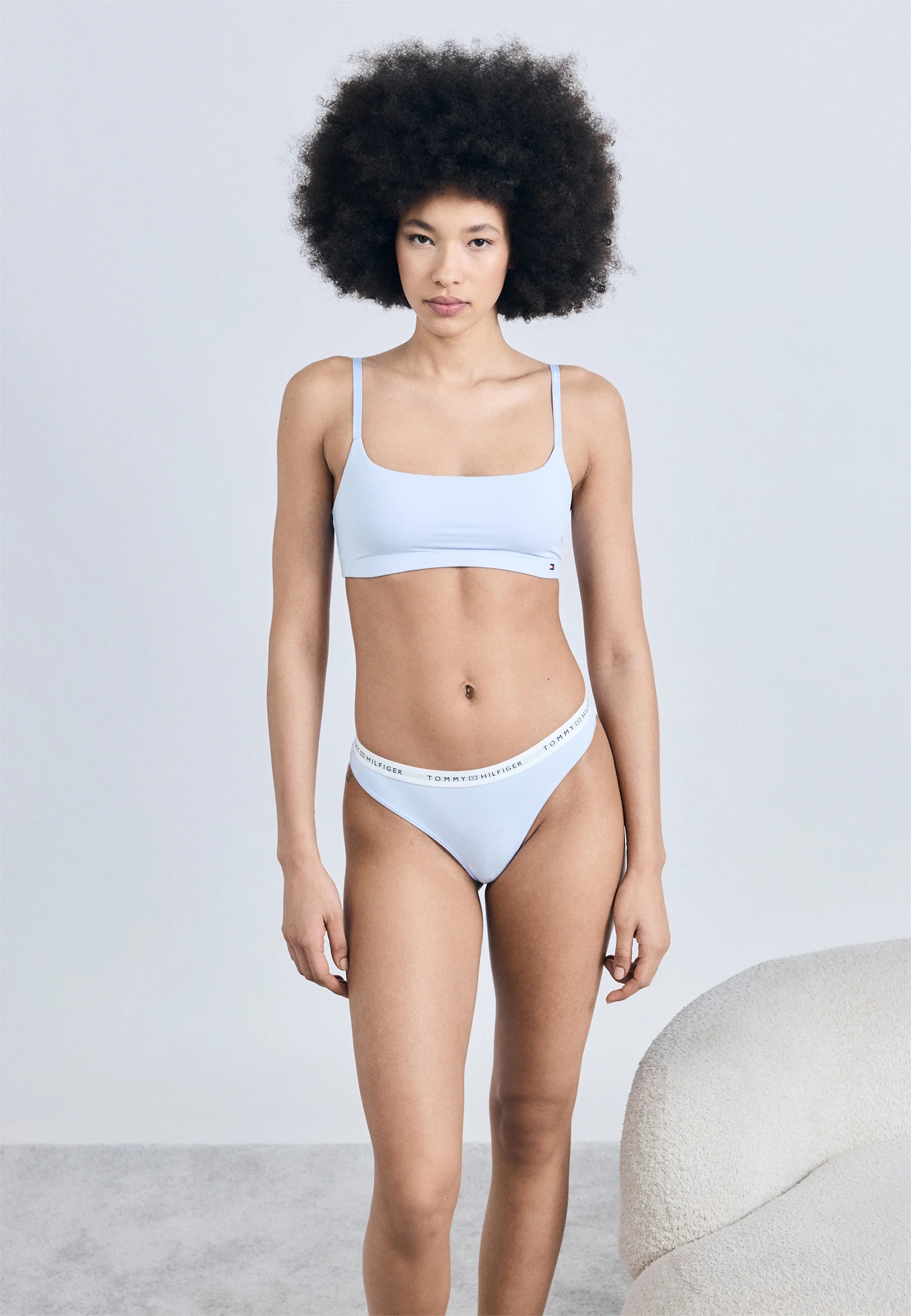 Tommy Hilfiger Essentials Scoop Neck Bralette – Sweet Blue