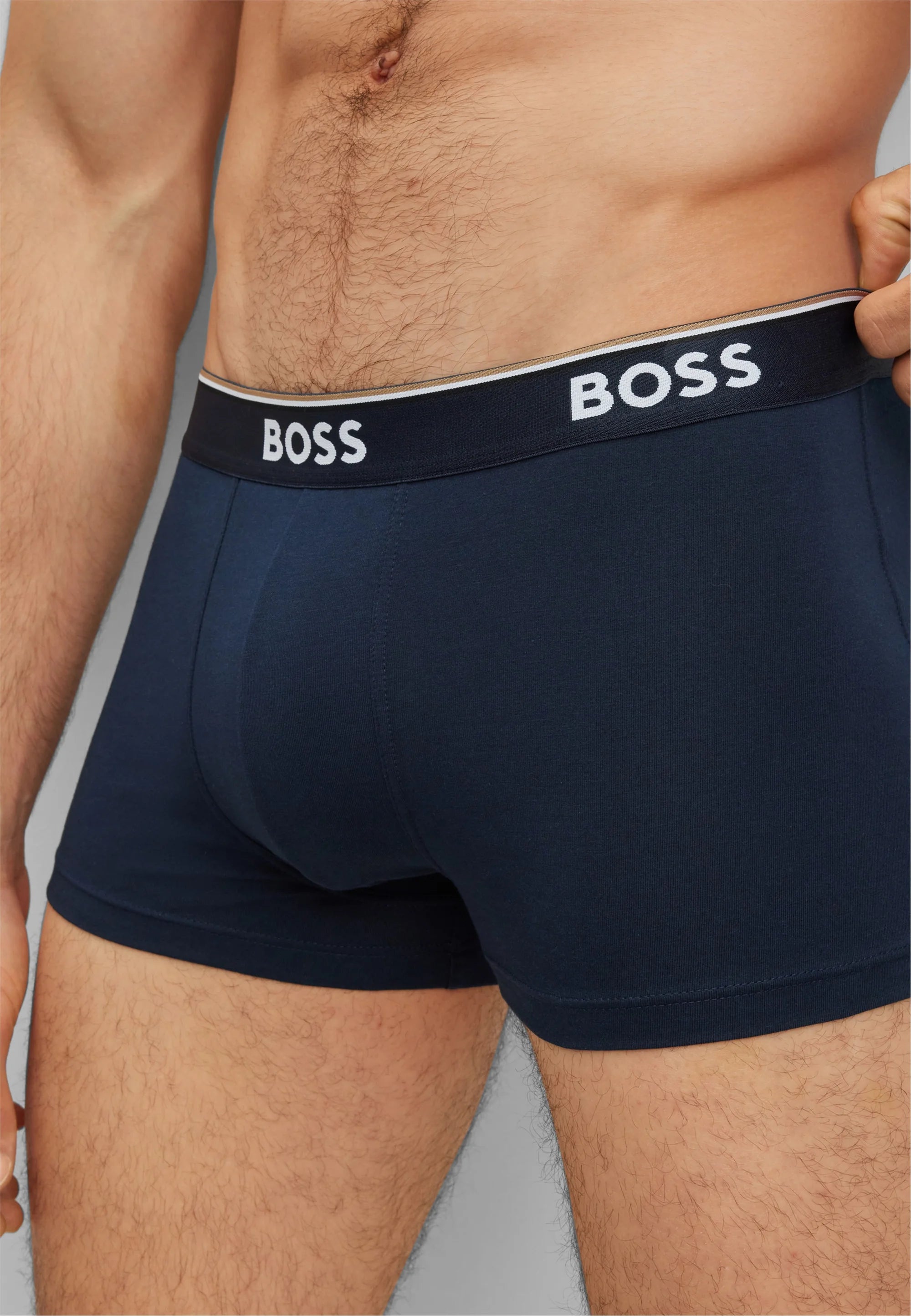 BOSS Trunk Power 3 Pack – Badehosen – Offenes Blau