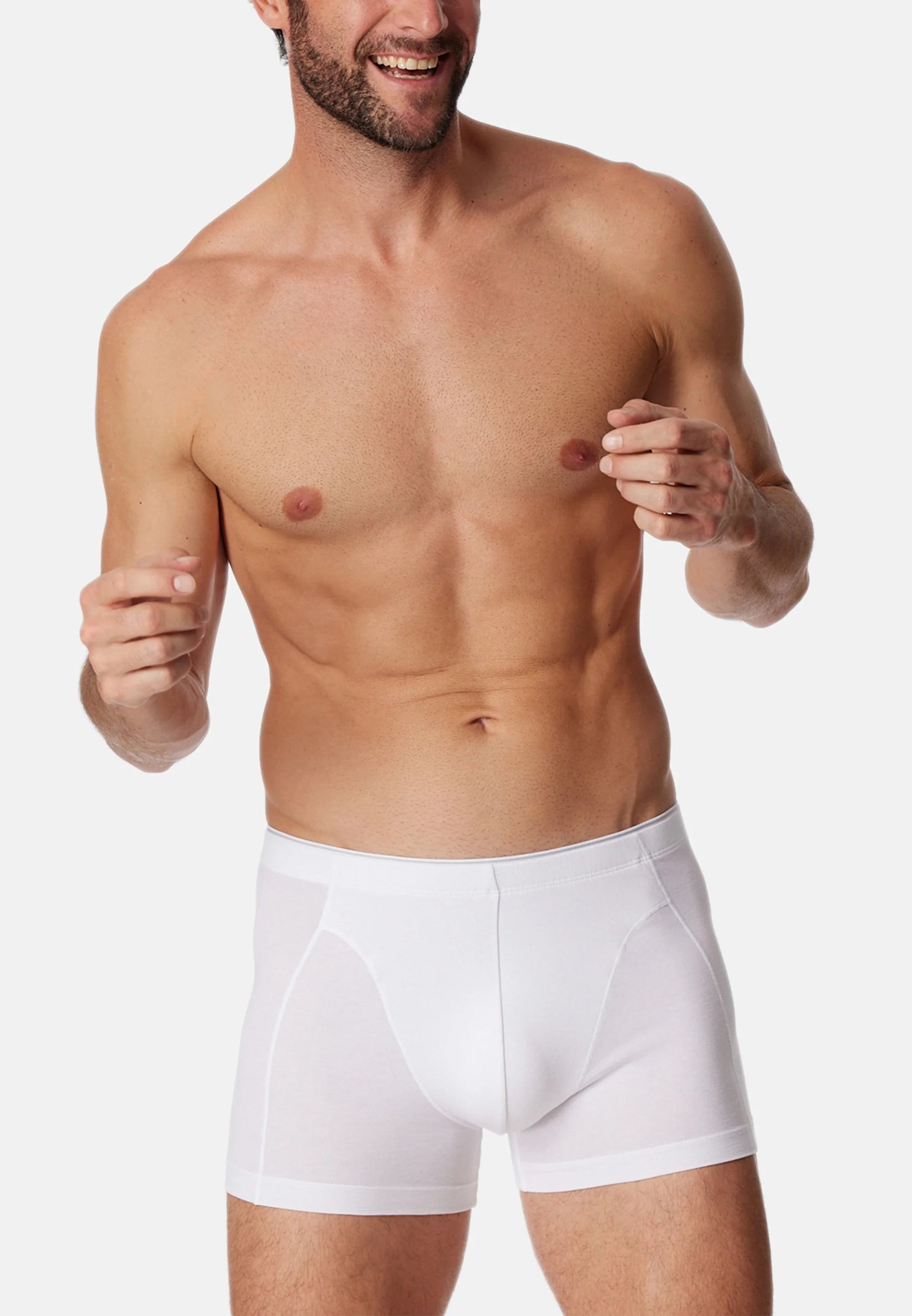 Lot de 3 boxers en coton Schiesser Originals - Blanc