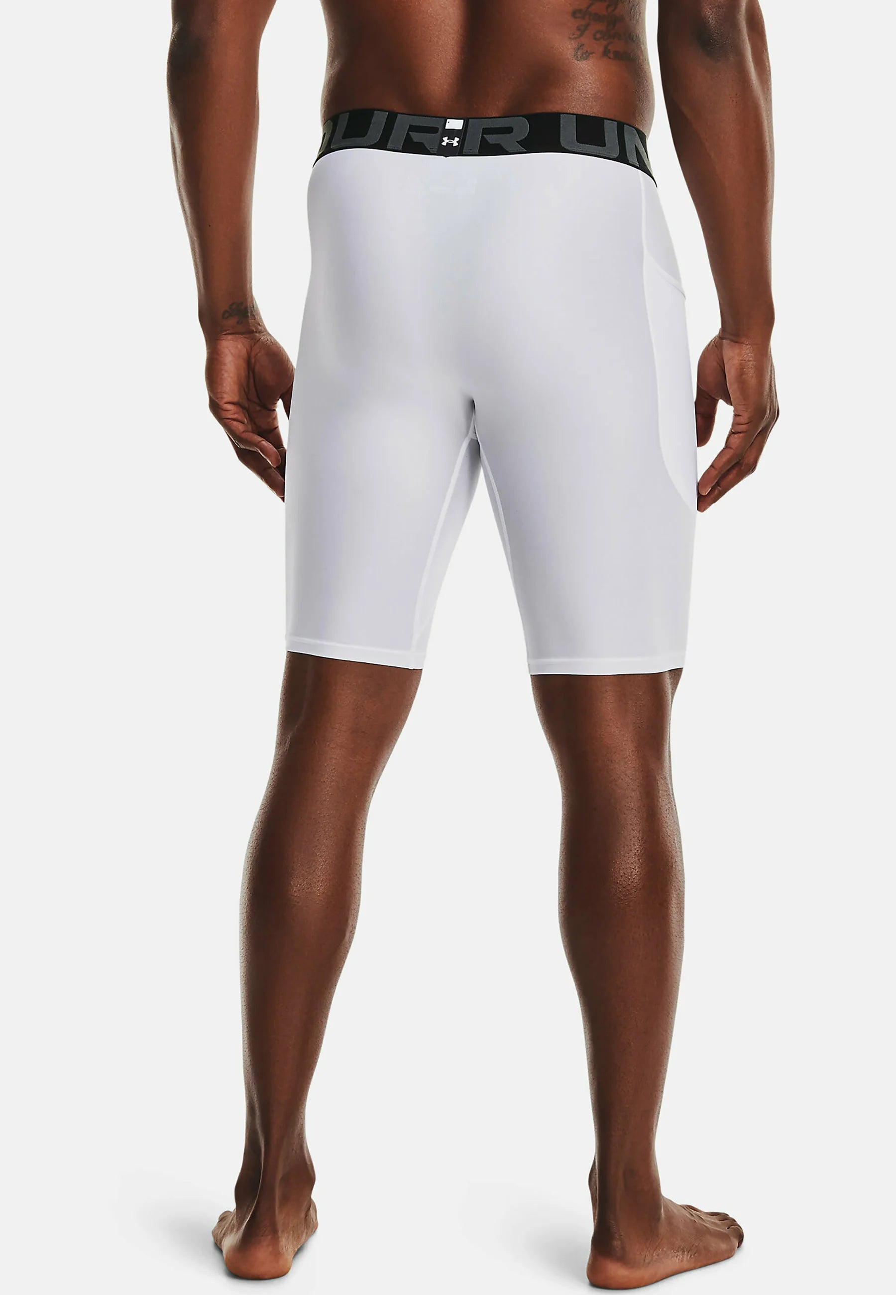 Spodnie Under Armour HeatGear Pocket Performance – białe