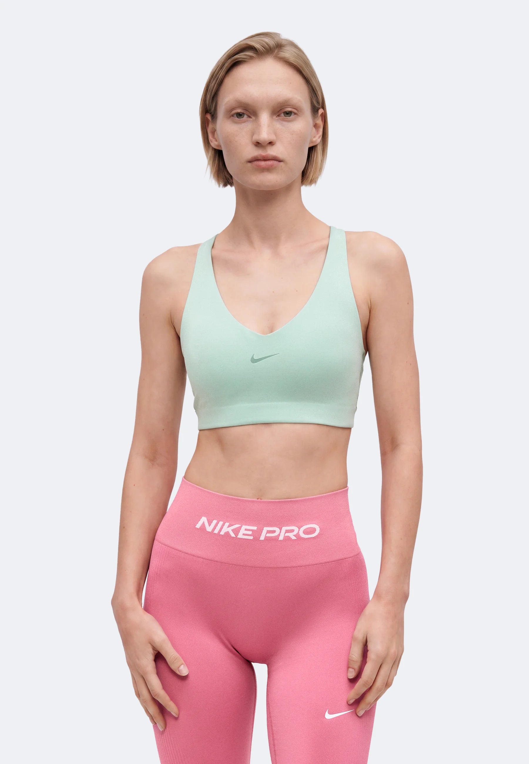 Nike Medium Support Sports Bra – Steam, Dutch Green, Mineral Slate