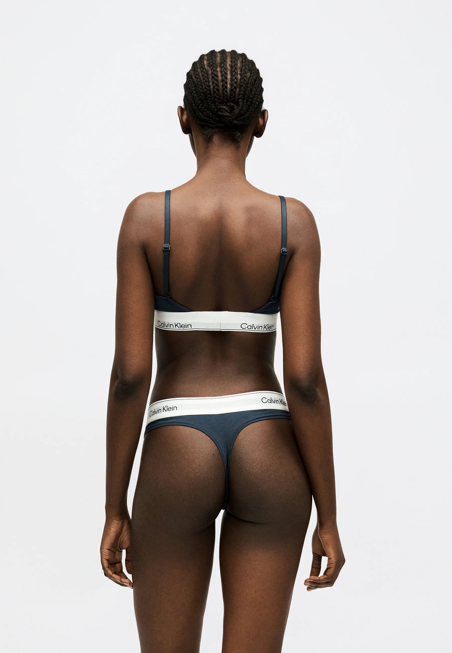 Stringi Calvin Klein Icon – niebieskie