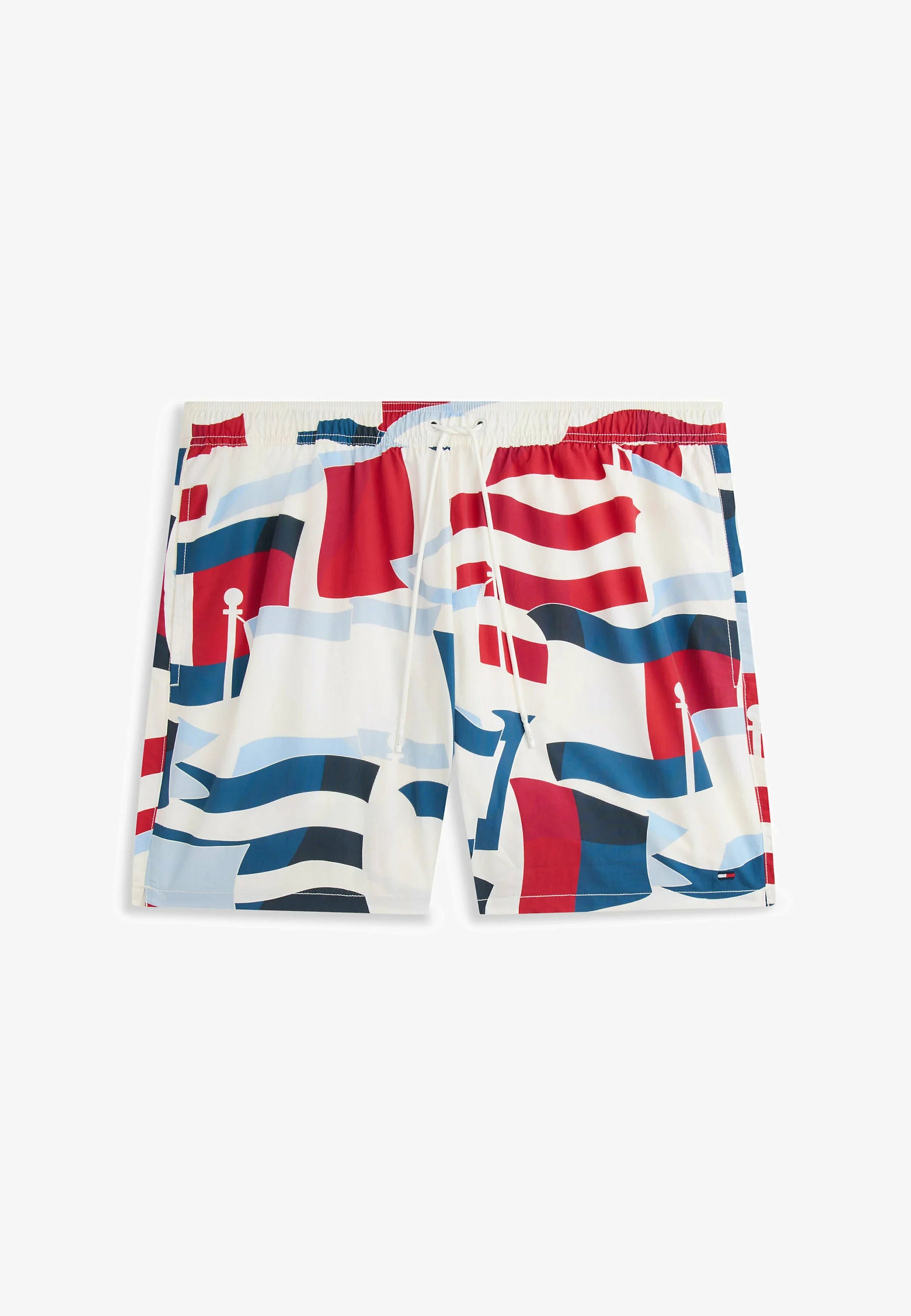 Tommy Hilfiger Swim Shorts – Vintage Flags Ivory Petal