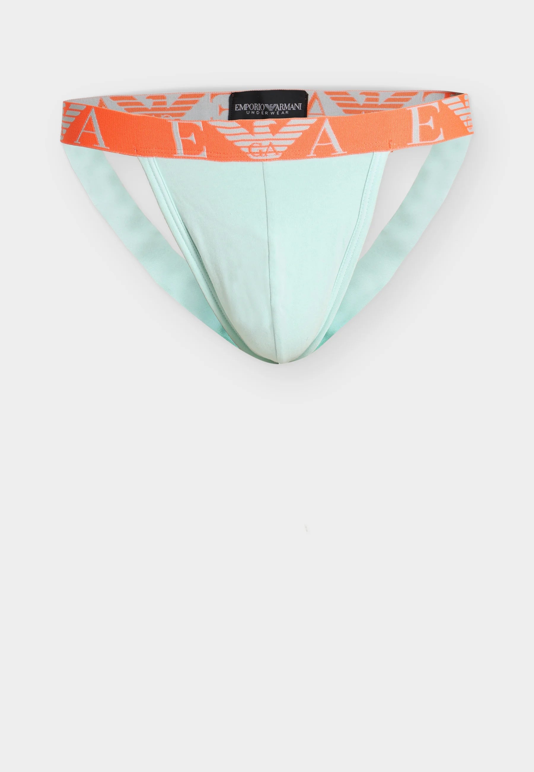 Lot de 2 jockstraps Emporio Armani BOLD Monogram – Rose, Aqua