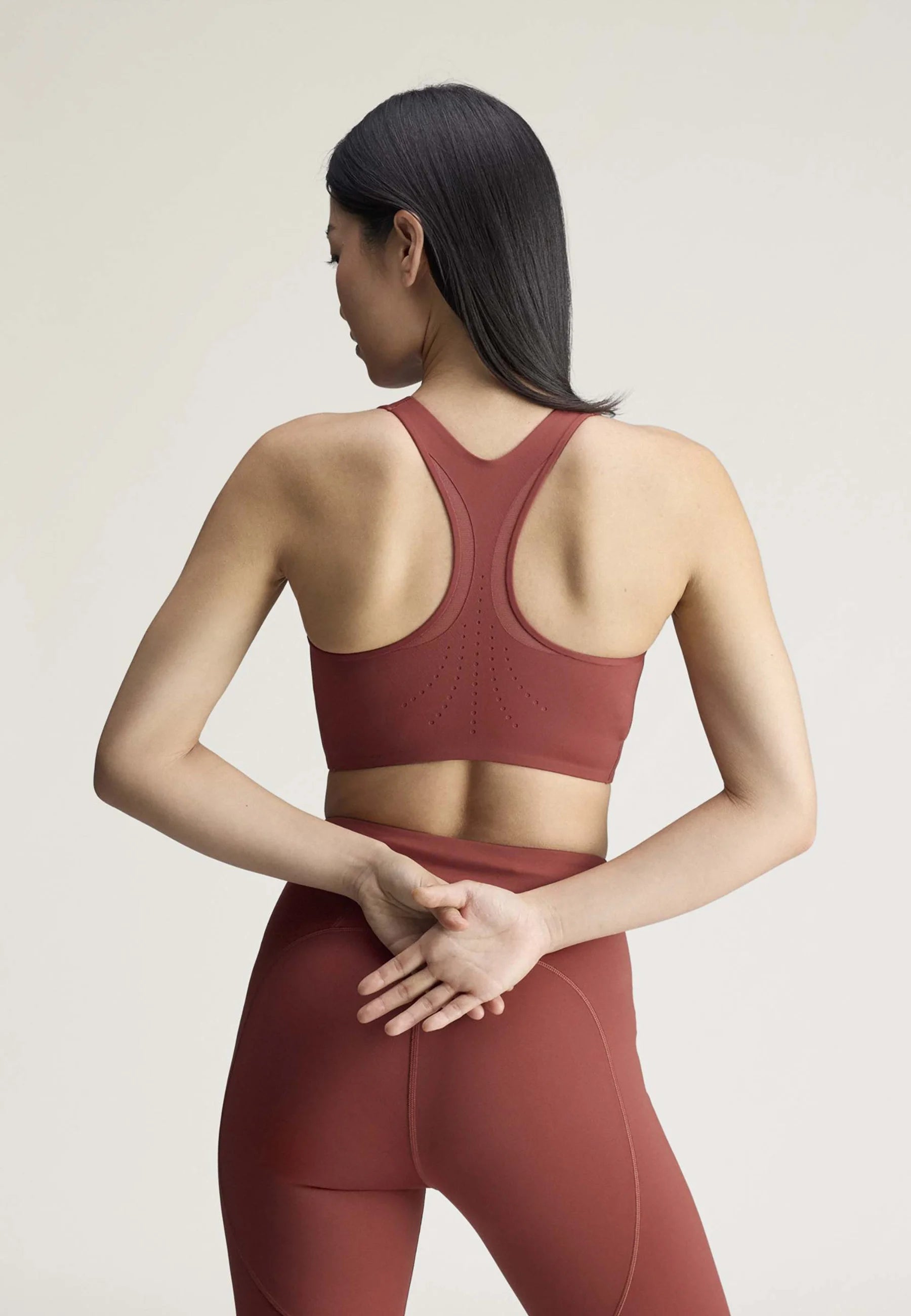 Adidas by Stella McCartney Medium Support Sports Bra – Burnt Sienna