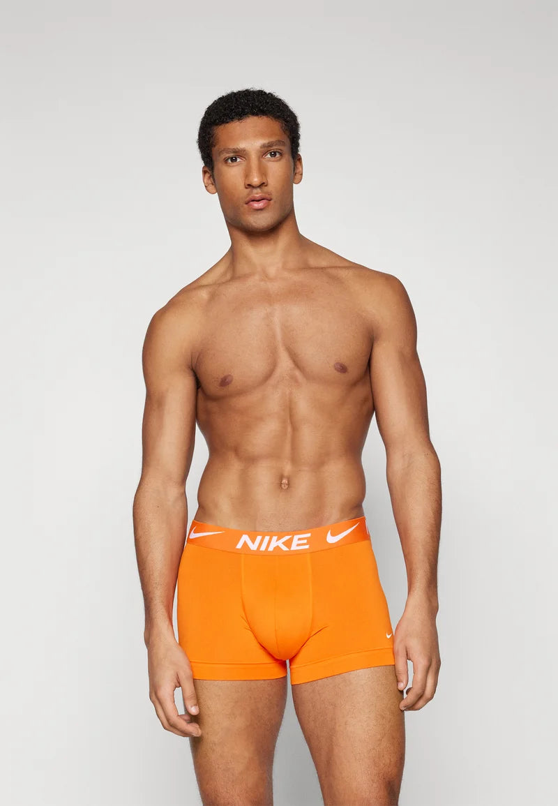 Nike Sous-vêtements Essential Trunk 3 Pack – Gris, Argent, Orange