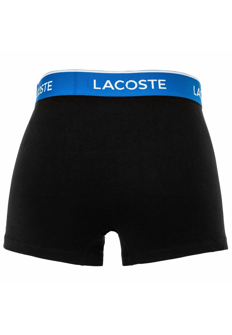 Lacoste 6 Pack Logobund Trunks – černá, modrá, šedá, tmavě modrá, zelená, červená