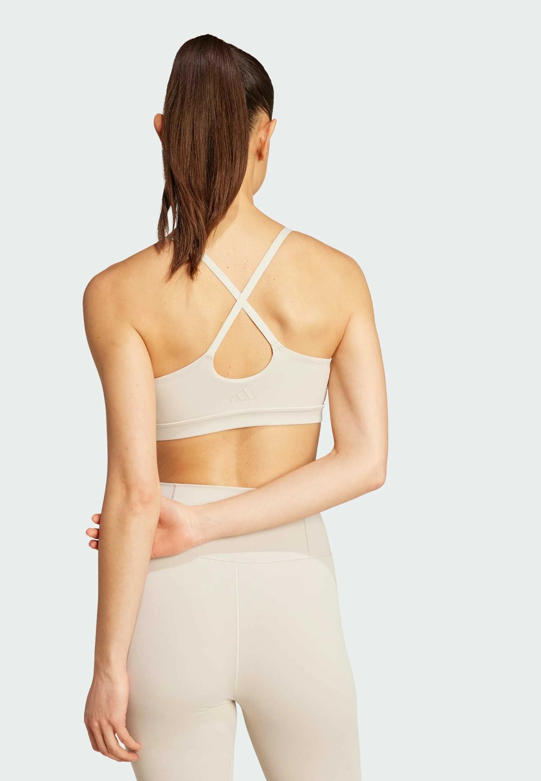 Adidas Performance All Me LS Light Support Sport-BH – Beige
