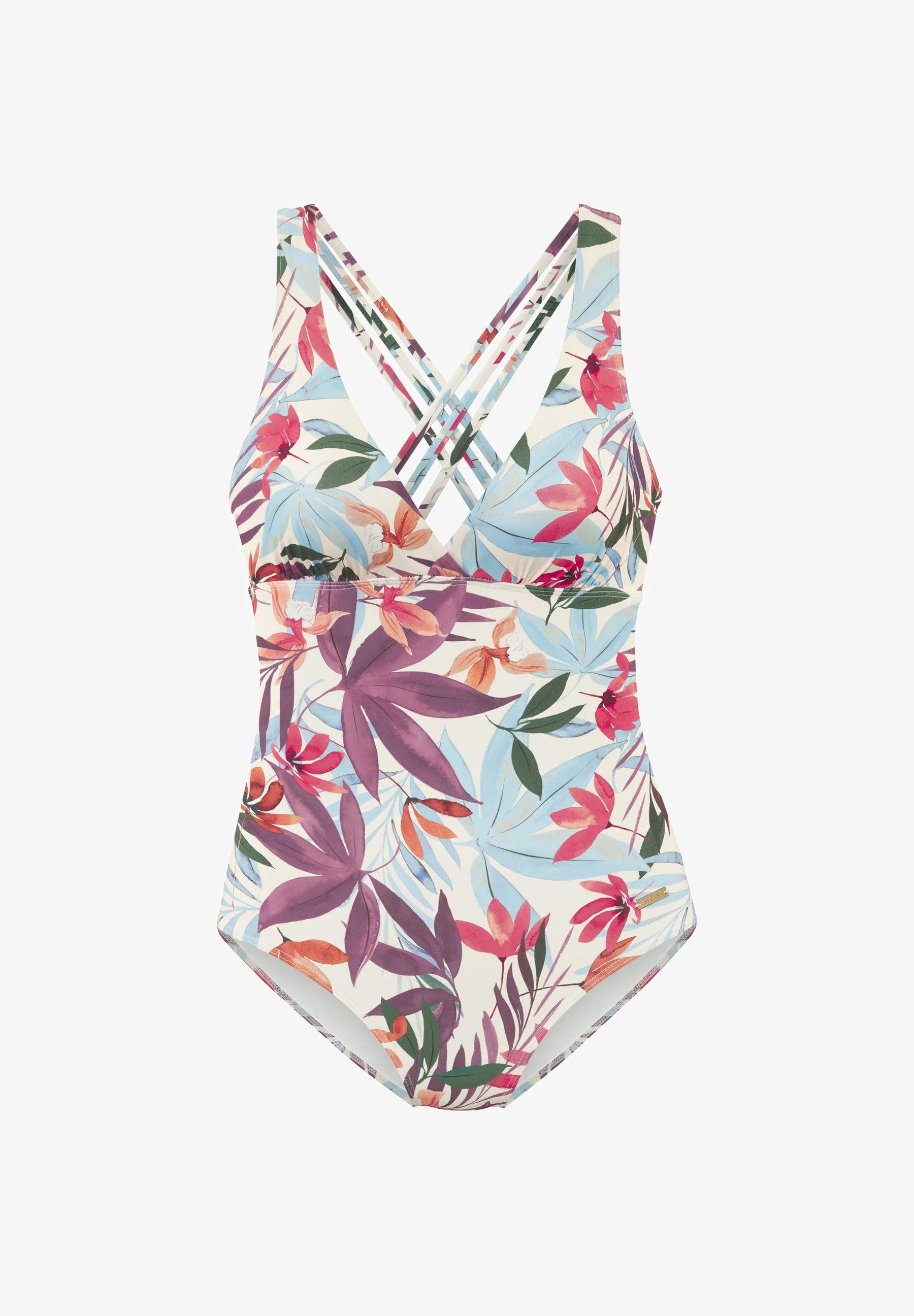 Costume da bagno stampato LASCANA – Stampa color crema