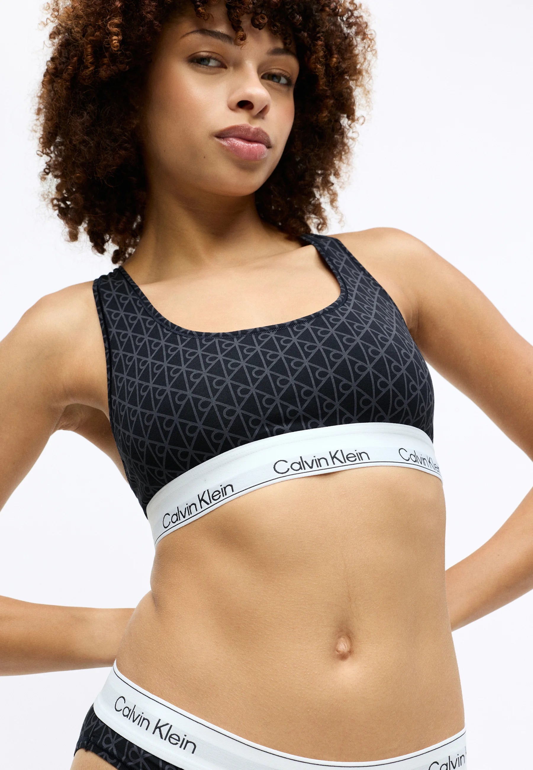 Soutien-gorge souple Calvin Klein Bustier - Noir, Gris Ashford
