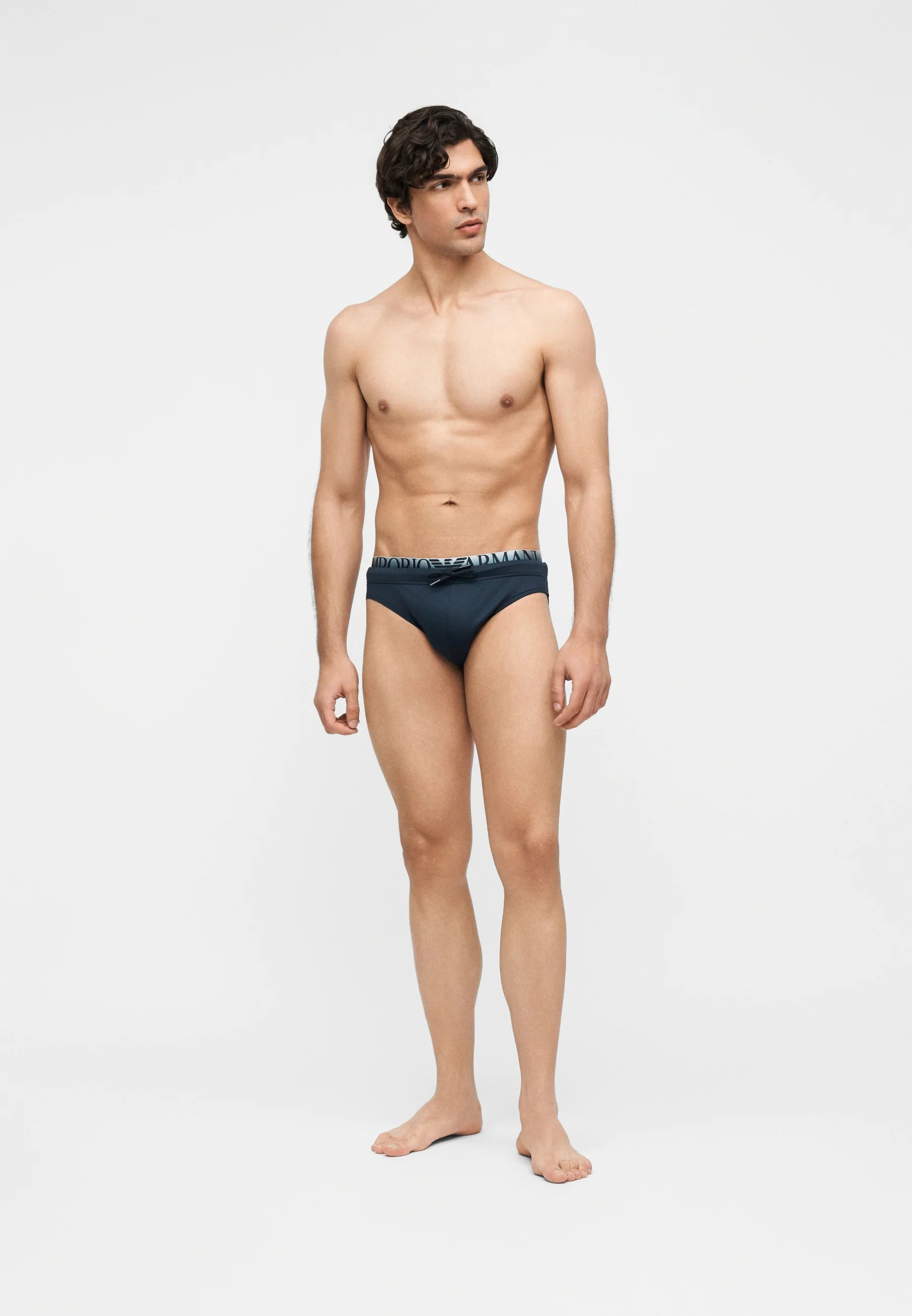 Emporio Armani EA7 Logoband Swimming Briefs – Blue
