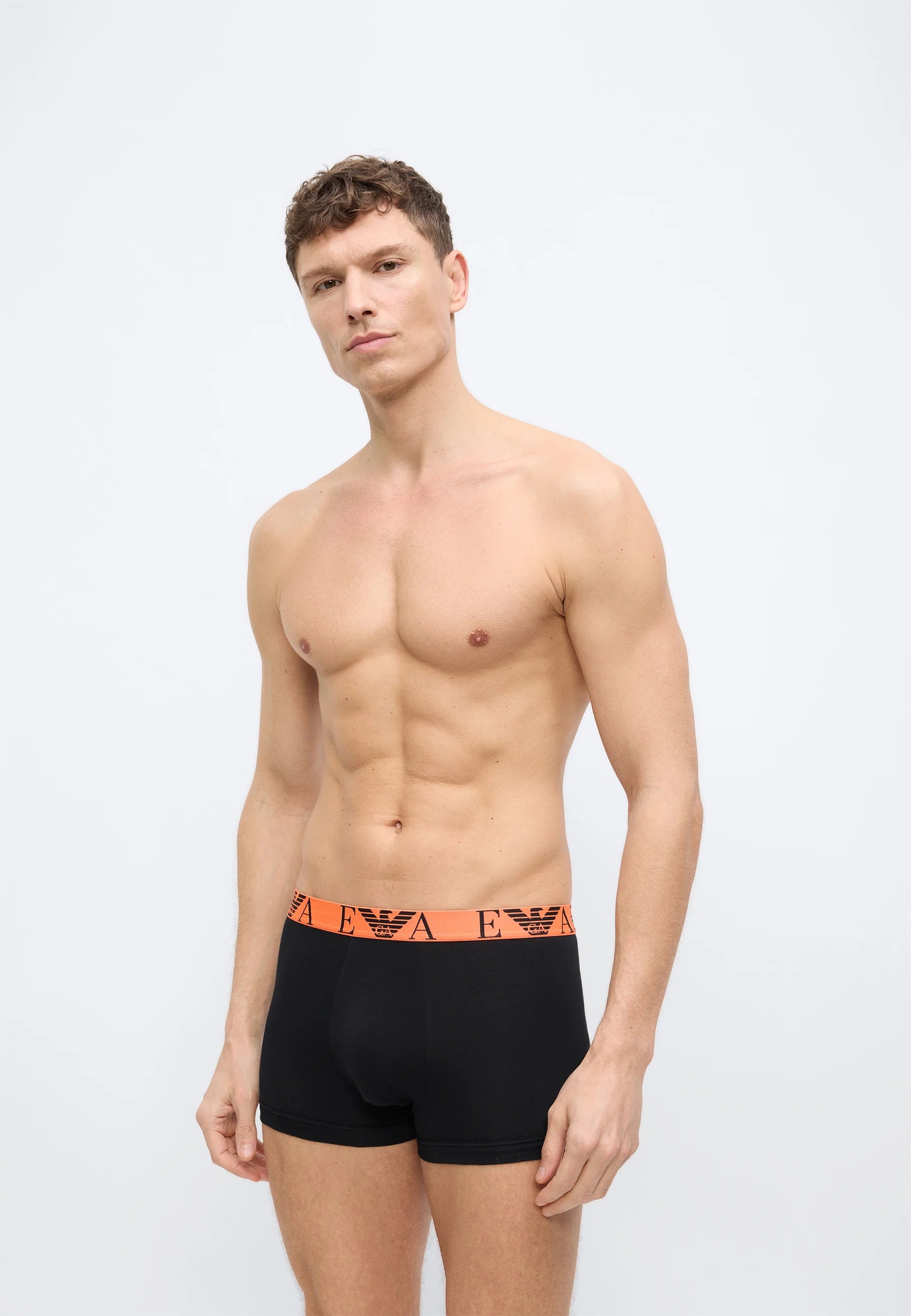 Emporio Armani BOLD Monogram 6er-Pack Unterhosen – Schwarz, Blau
