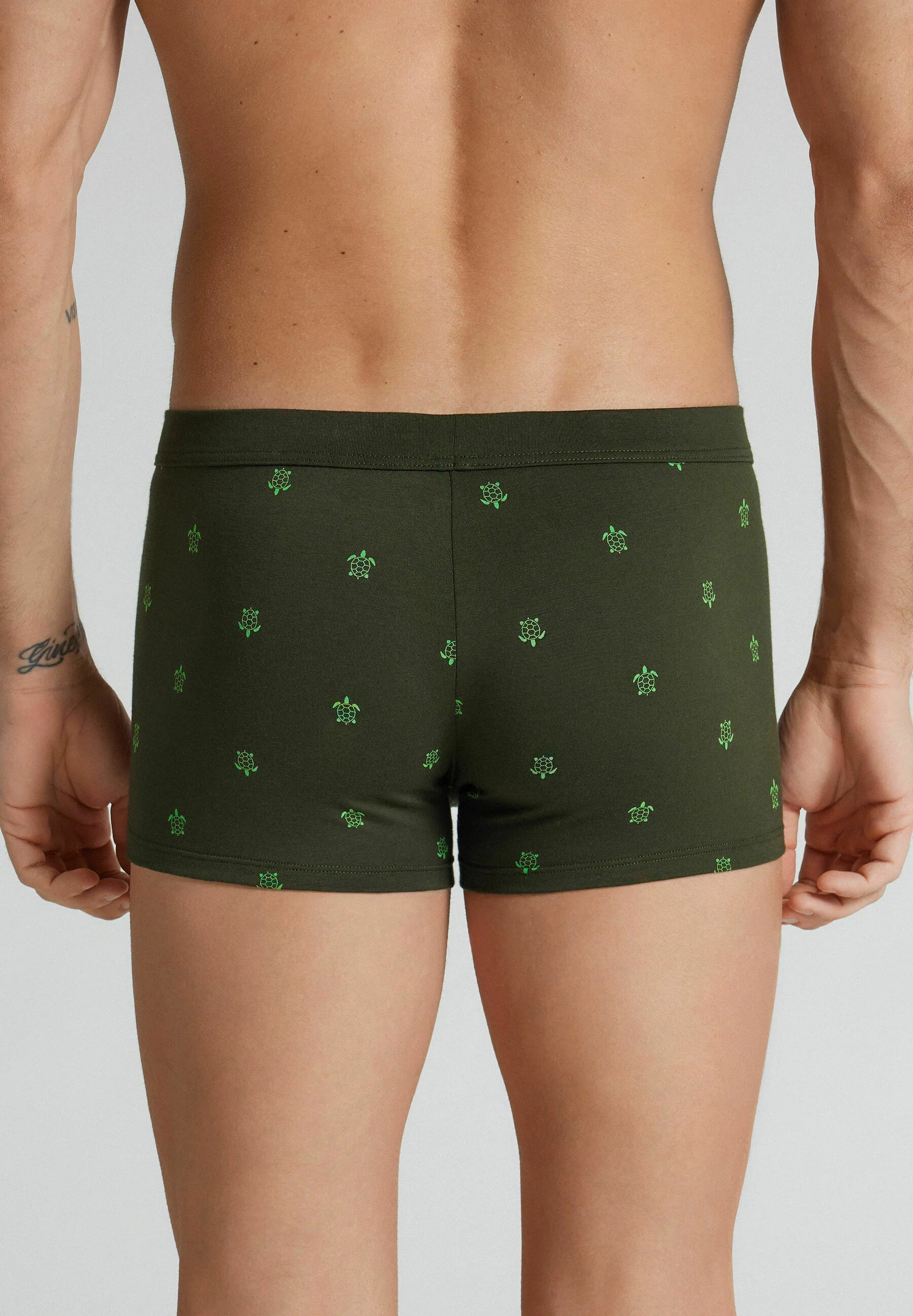 UIMAN Intimissimi Uomo Boxer Essential en Coton Stretch – Vert