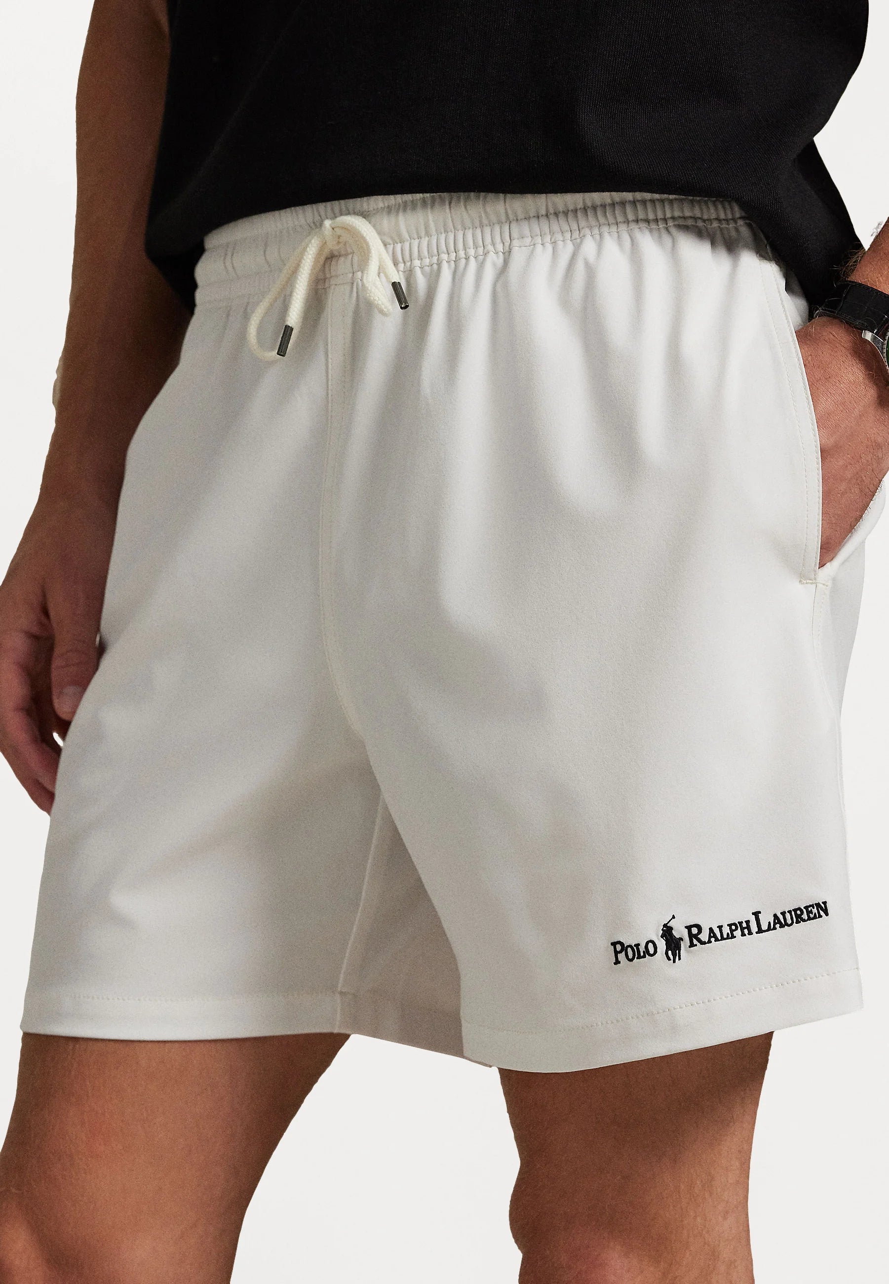 Polo Ralph Lauren Deckwash White Traveler Swim Shorts – White