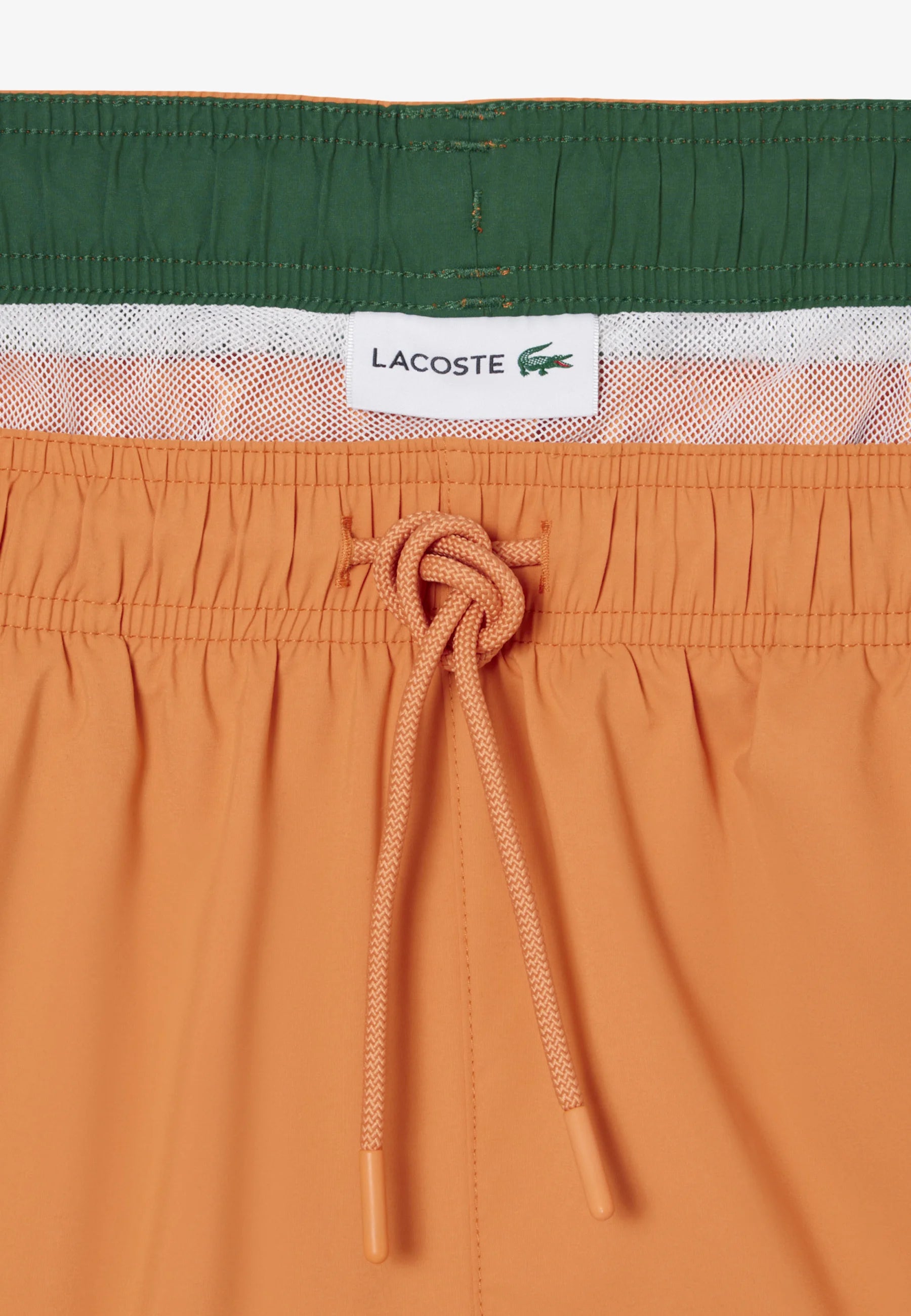 Spodenki kąpielowe Lacoste – pomarańczowe Vert-AX