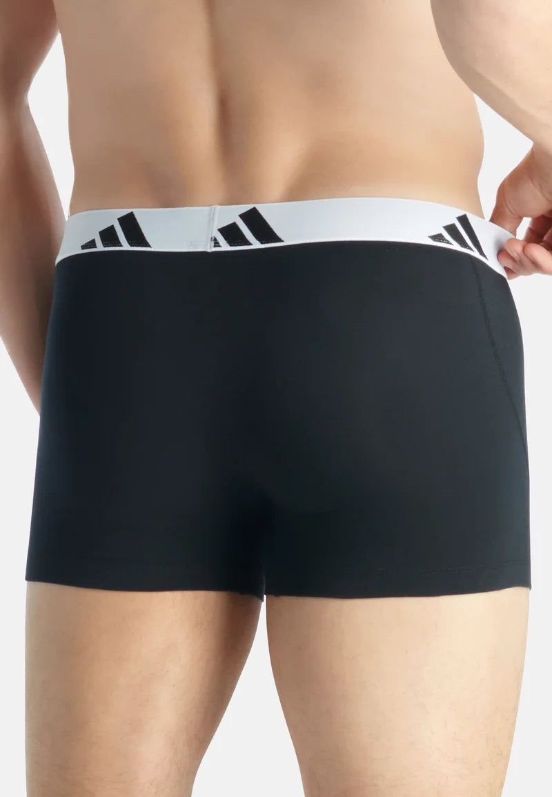 Adidas Sportswear Retro Active Flex 10 Pack Trunks – White, Black, Grey