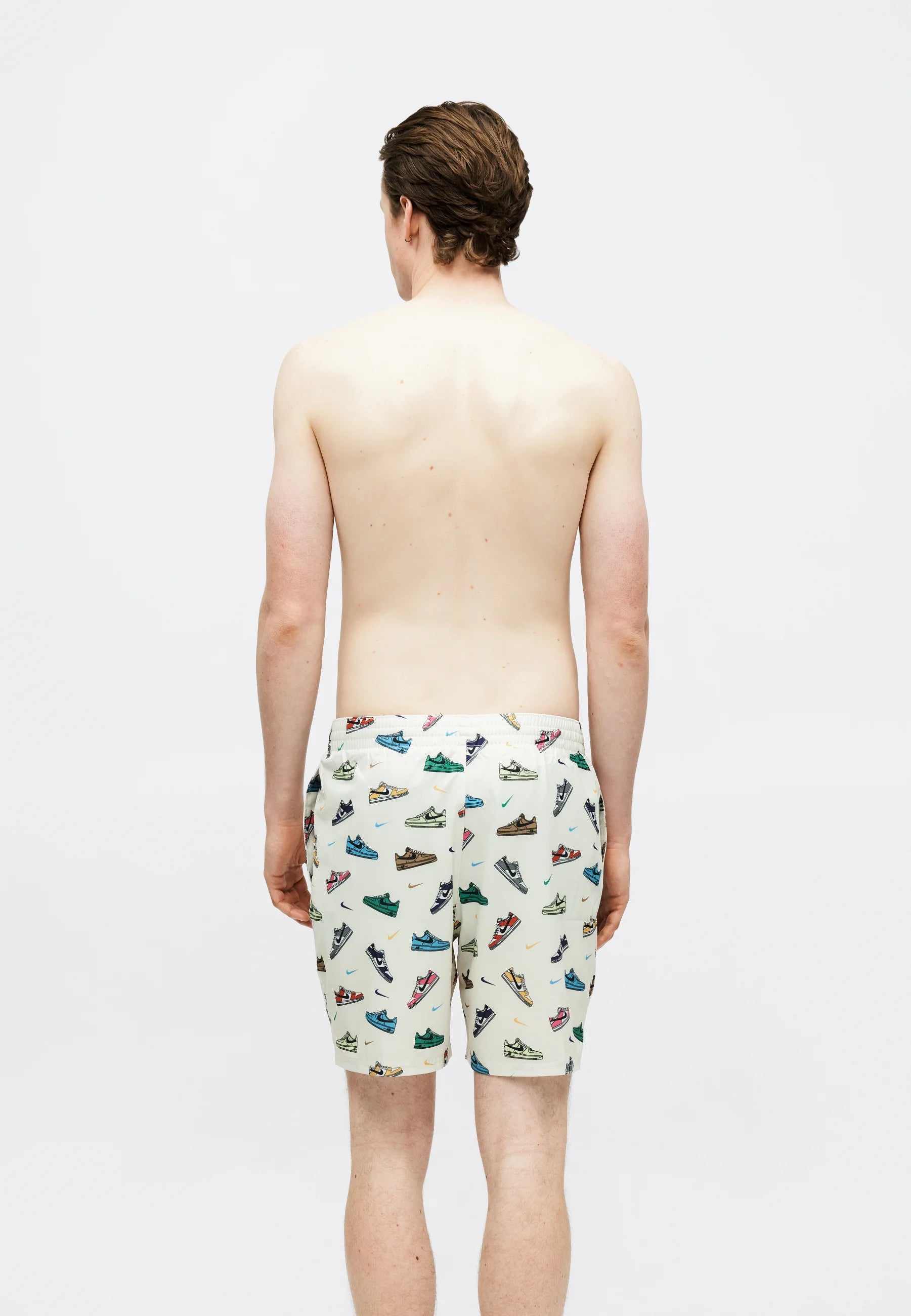 Plavecké šortky Nike Swim Breaker Print Volley – Sail