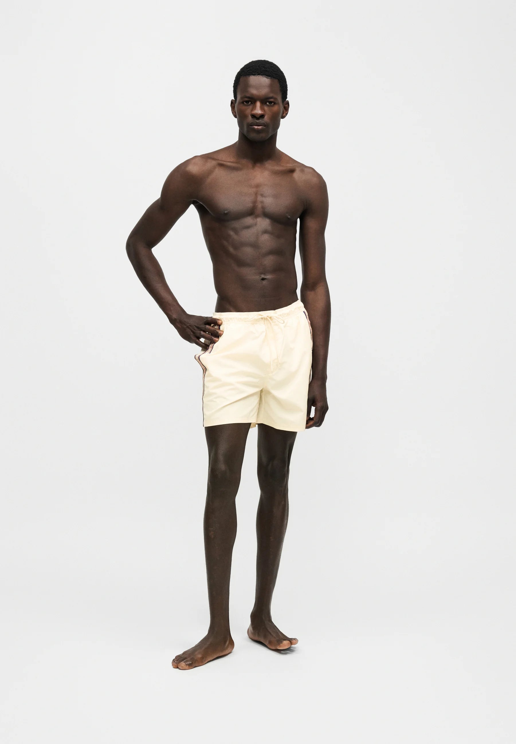 Short de bain Calvin Klein Icon – Blanc antique