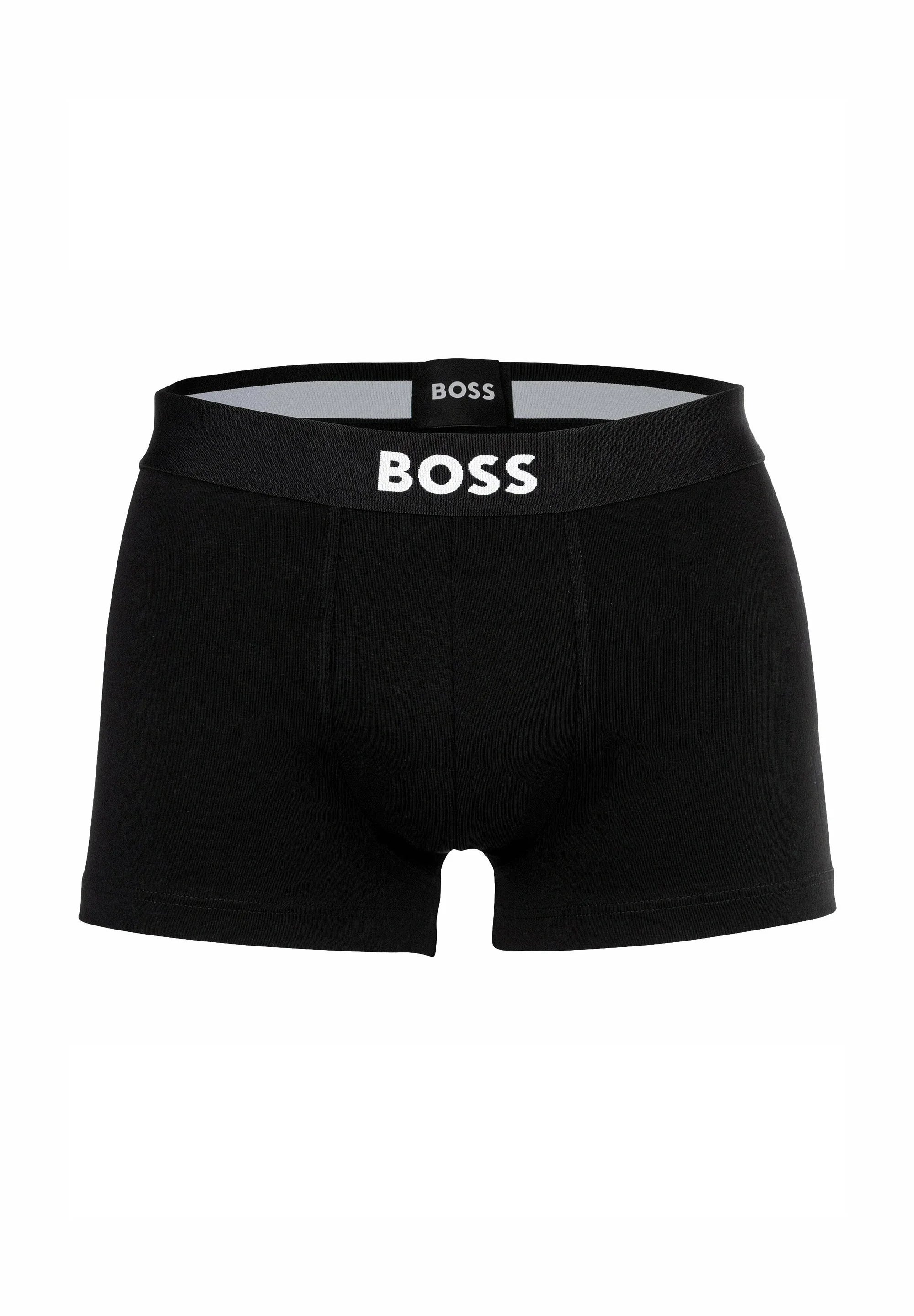 BOSS Lot de 6 boxers stretch à logo – Noir, Gris, Blanc