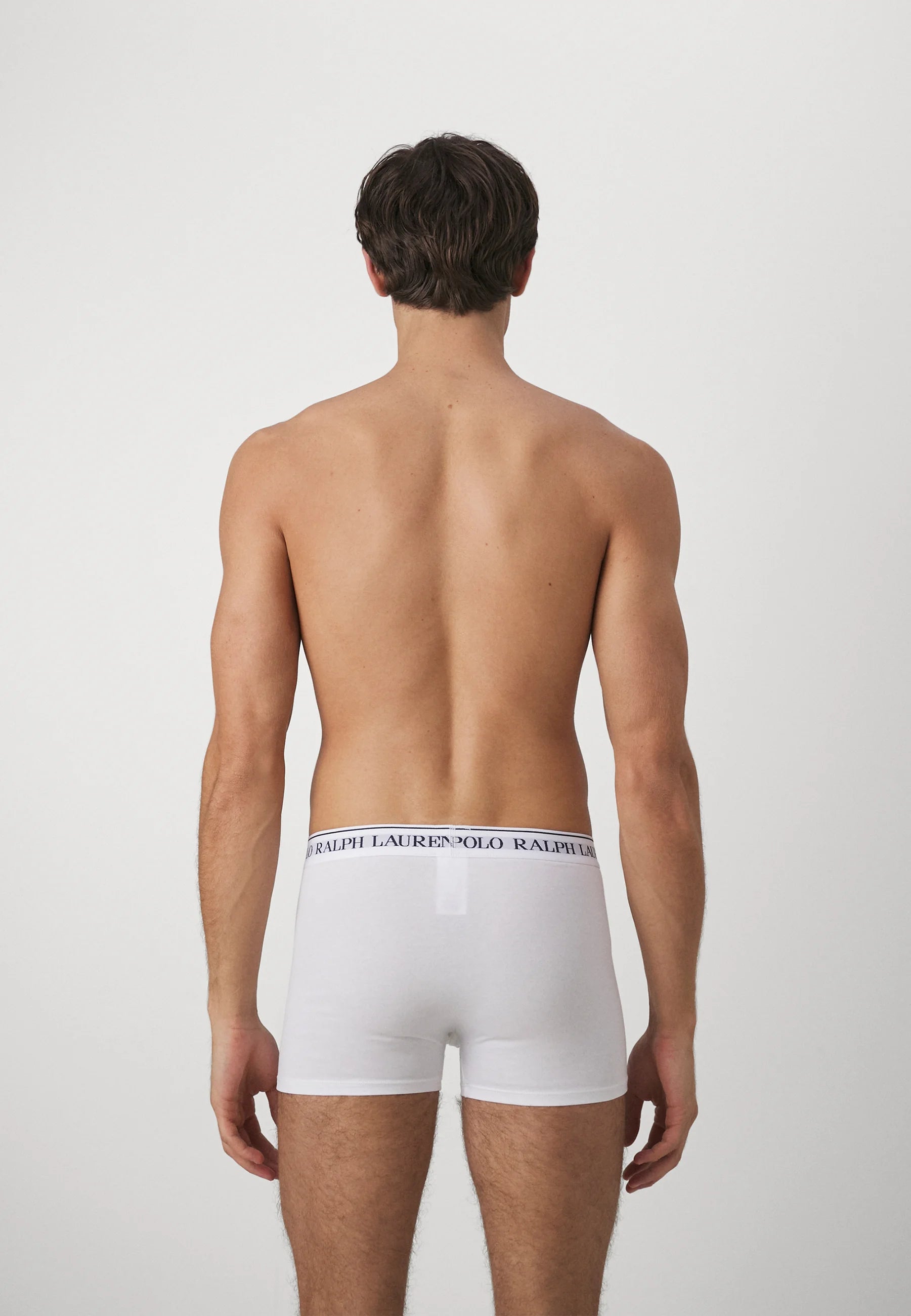 Lot de 5 boxers en coton stretch Polo Ralph Lauren - Blanc