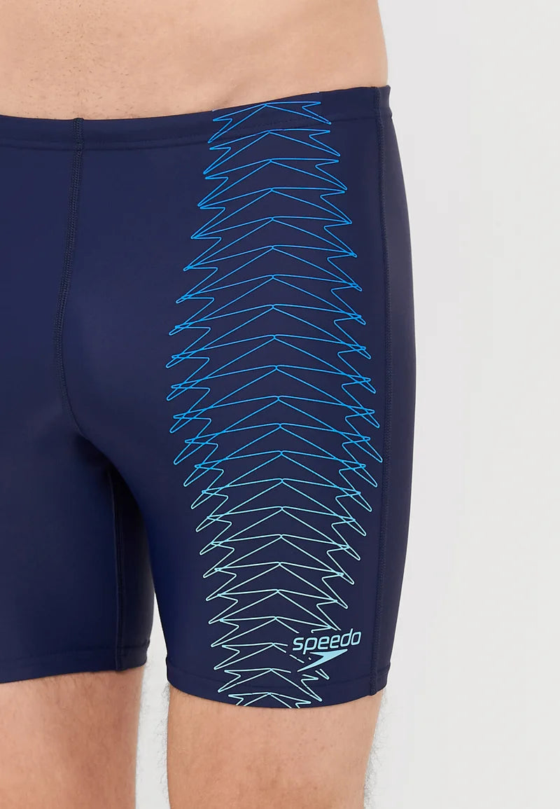 Speedo Duo Logo Mid Jammer – Blu scuro, Blu zucchero