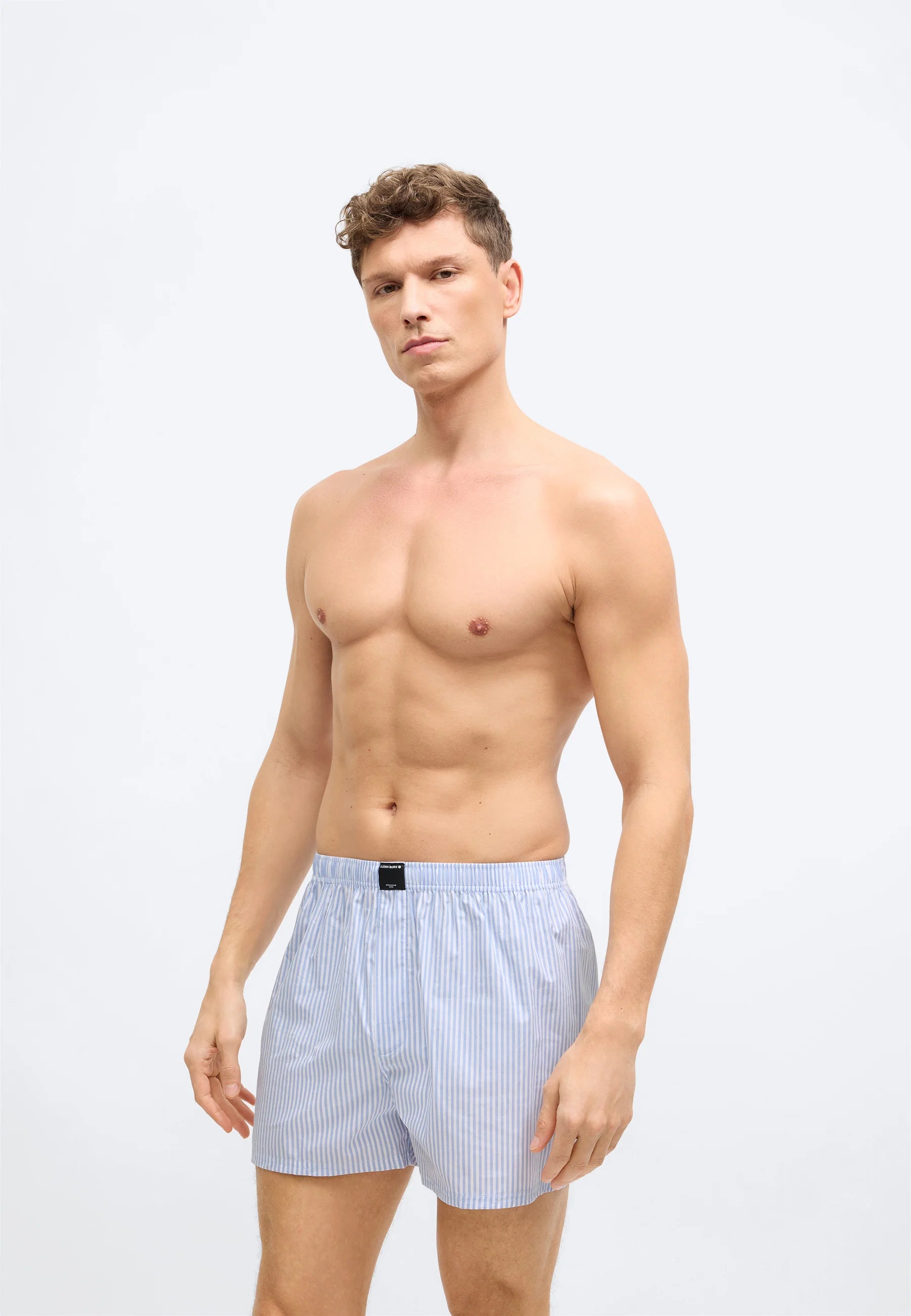 Boxerky Björn Borg Stretch 2 Pack – bílé, modré