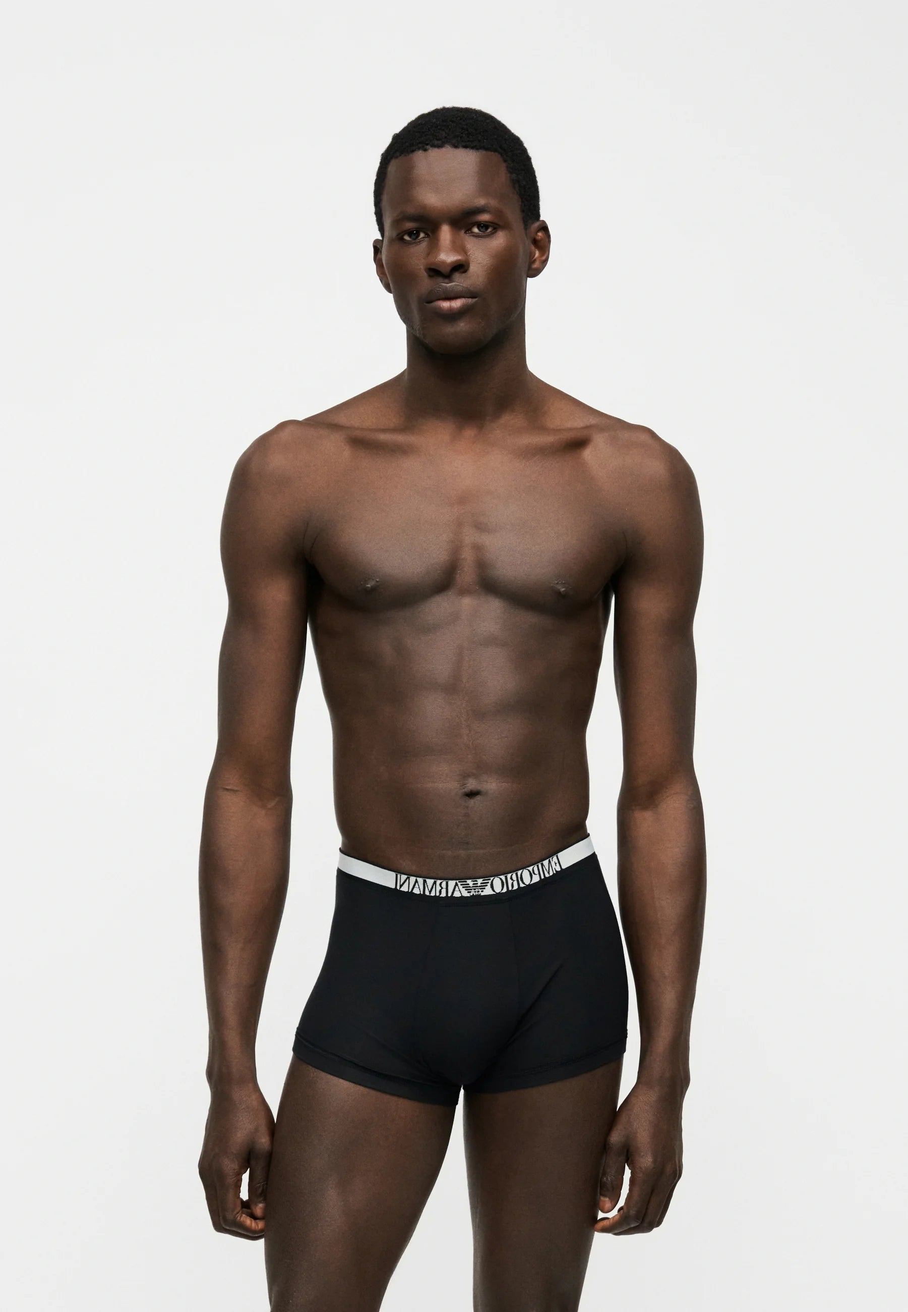 Emporio Armani Trunks 2 Pack – White, Black