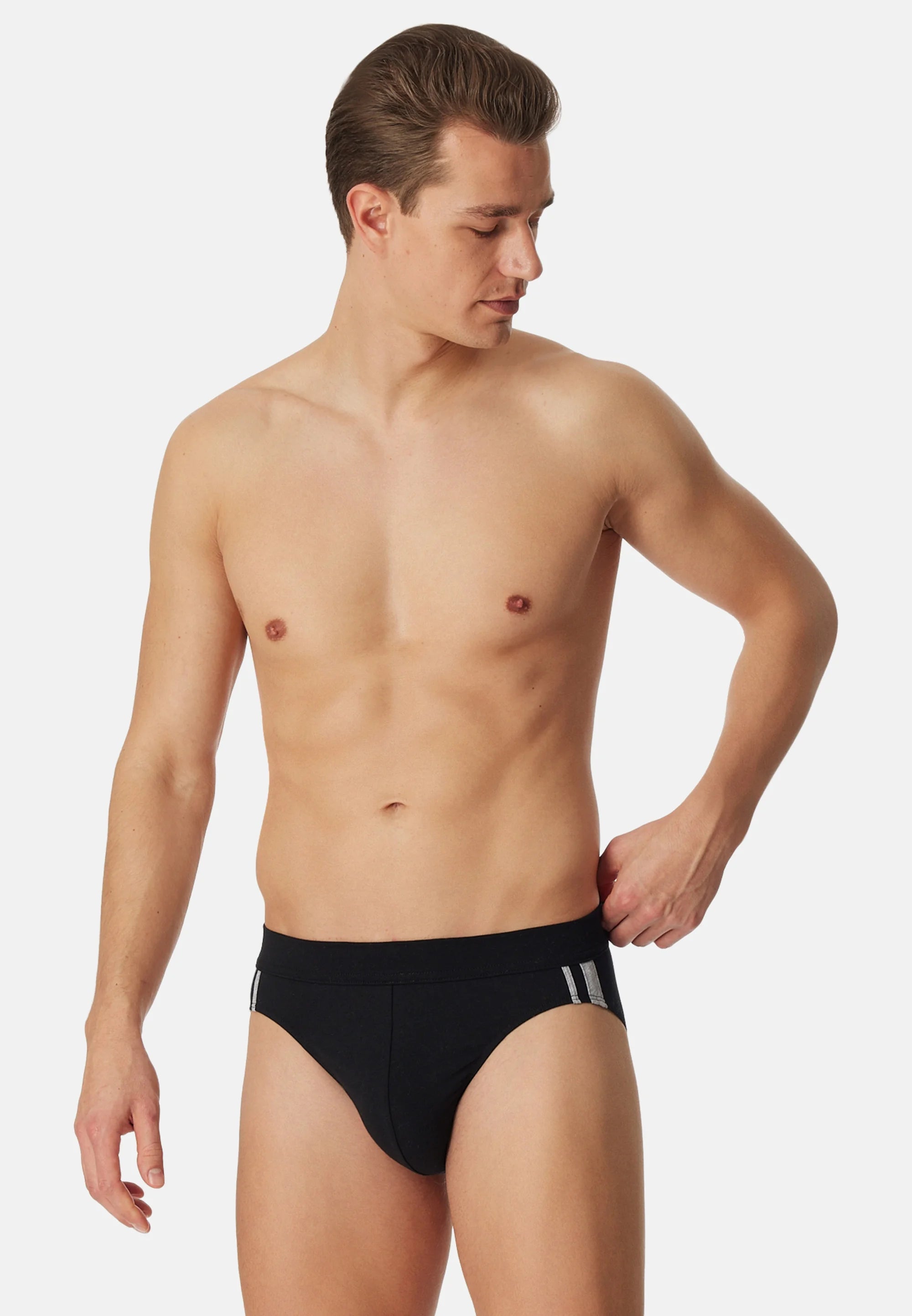 Schiesser 9er-Pack Slips – Schwarz