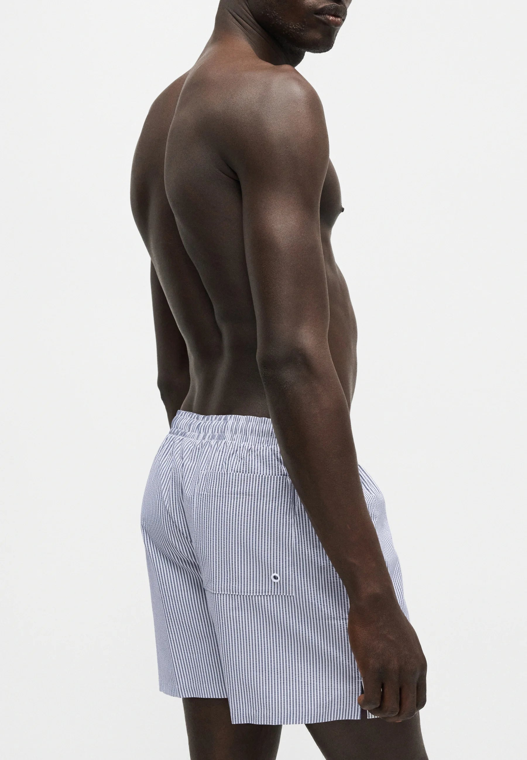 Short de bain Nike Swim Breaker Ripple Texture Volley - Gris