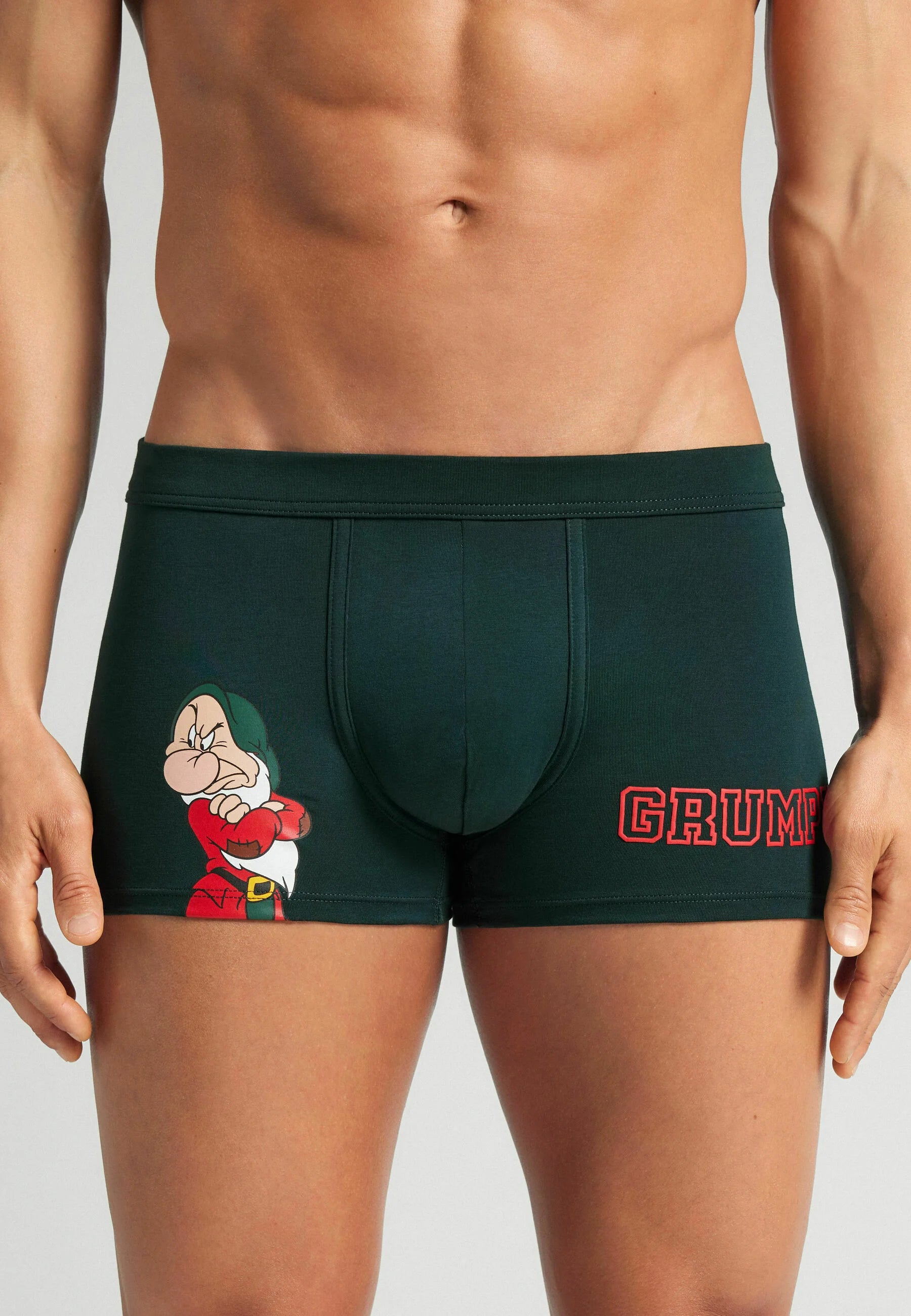 IUMAN Intimissimi Uomo Grumpy Disney Print Trunks – Green