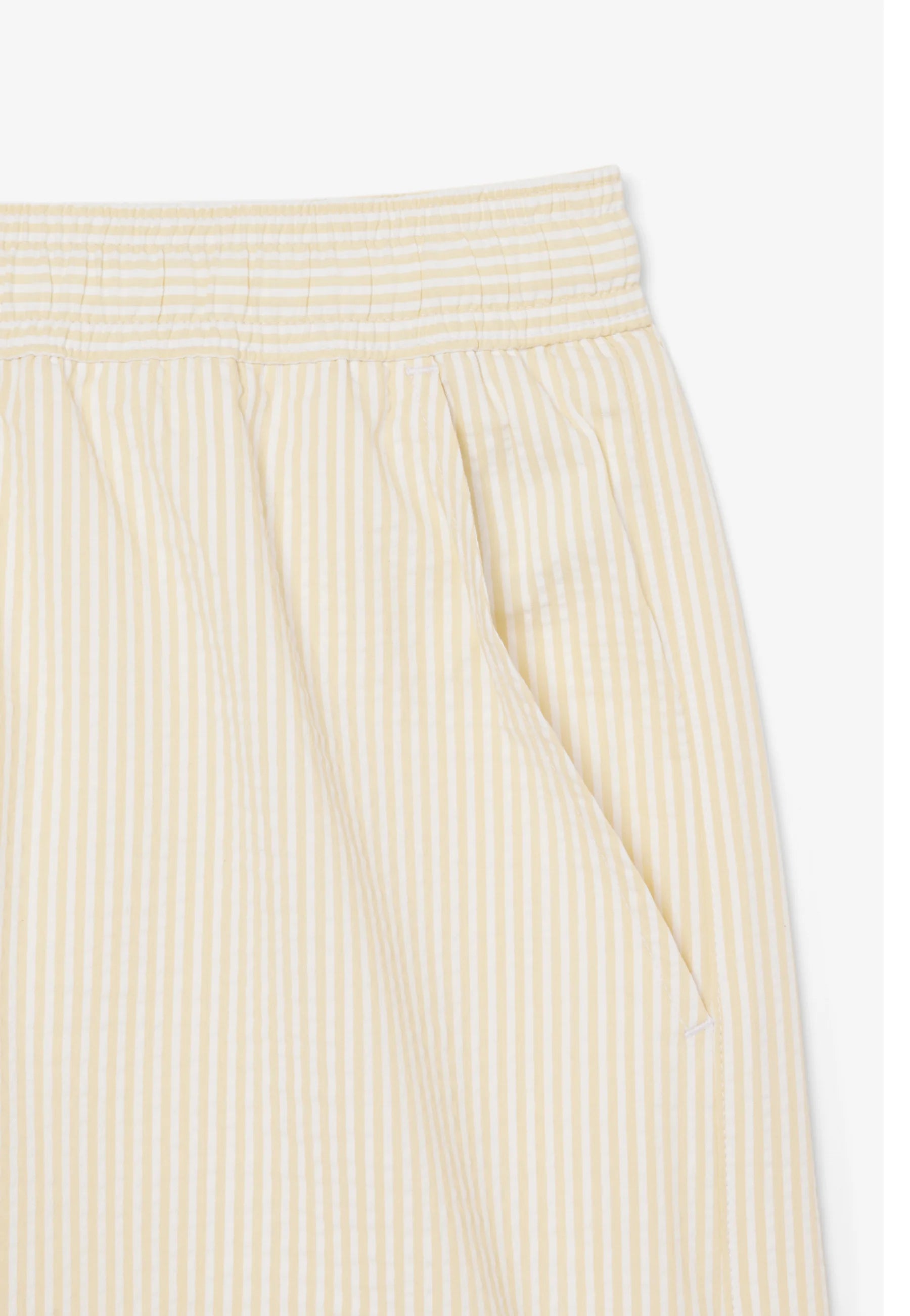 Lacoste Swim Shorts – Blanc, Jaune IY