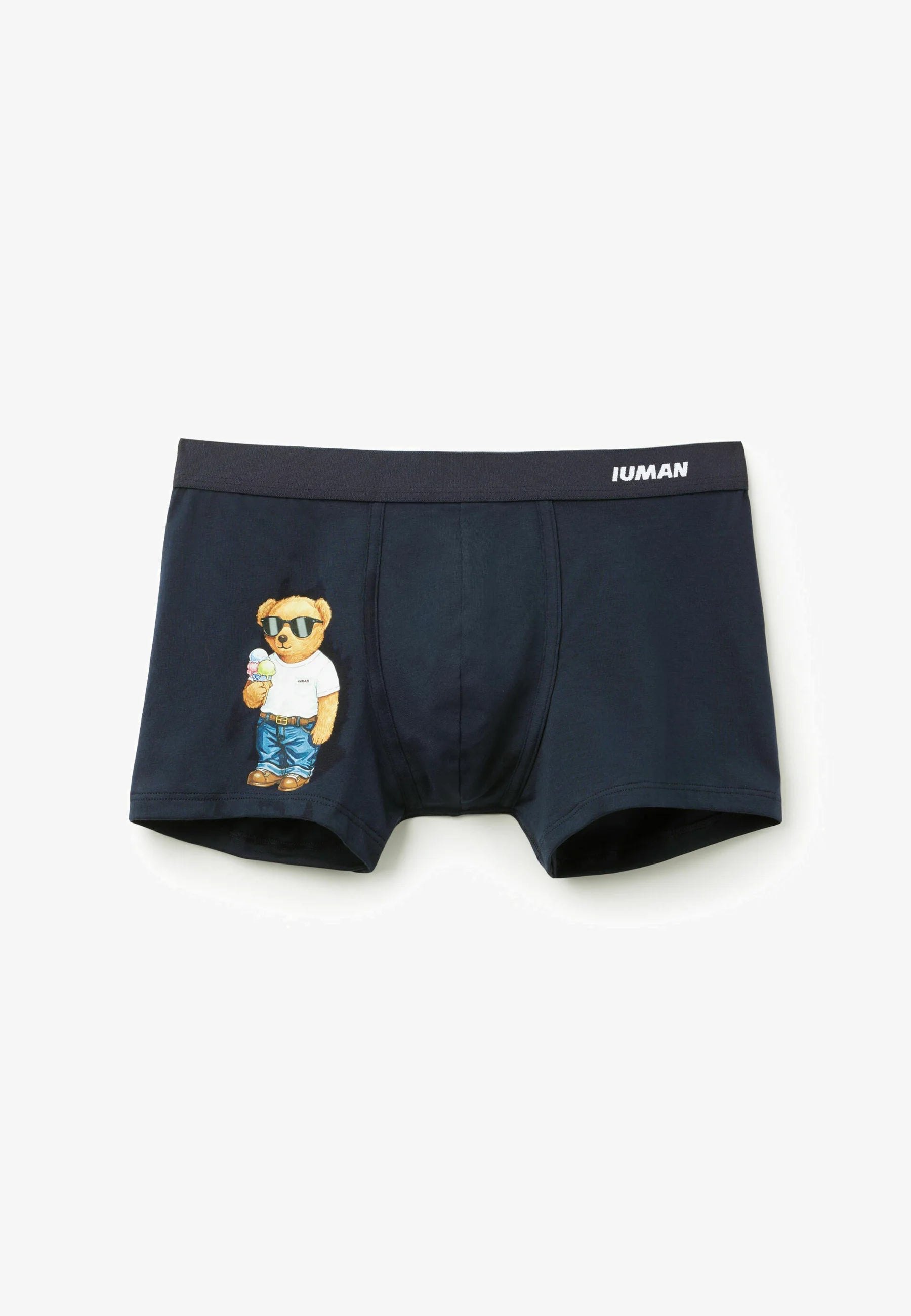IUMAN Intimissimi Uomo Ice Cream Bear Print Trunks – Modré