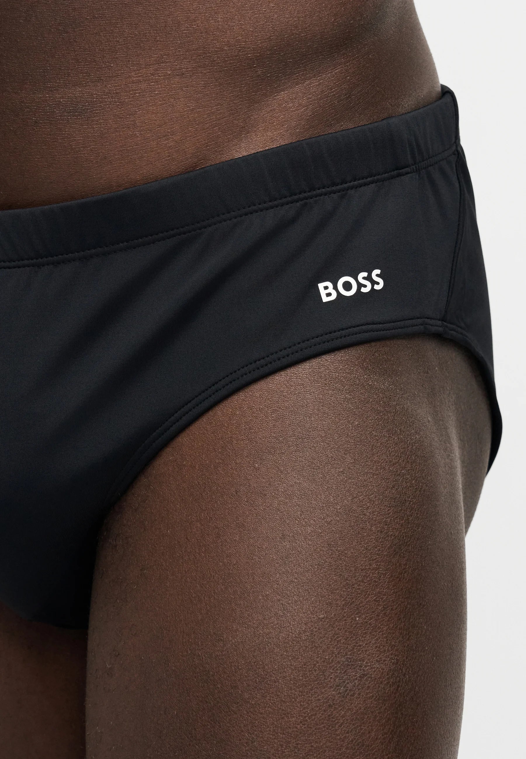 Slip da bagno BOSS John – Nero