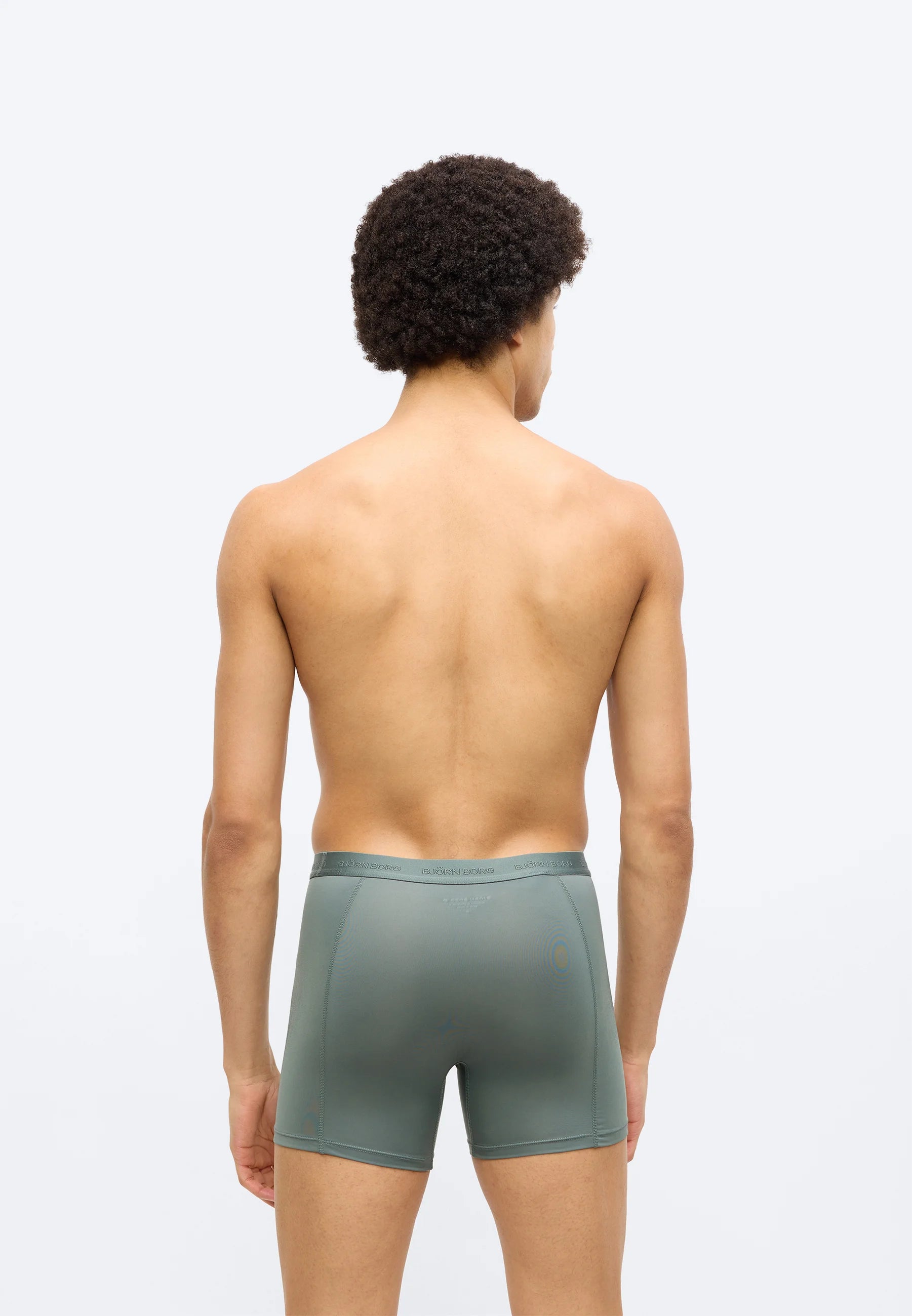 Lot de 3 boxers Björn Borg – noir, vert, vert clair