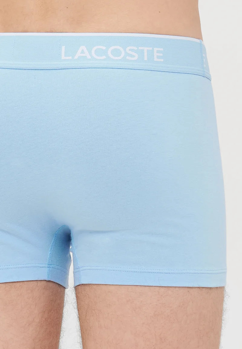 Lacoste Spodní prádlo Trunk 5 Pack Stretch Trunks – přehled, Methylen, Navy Blue
