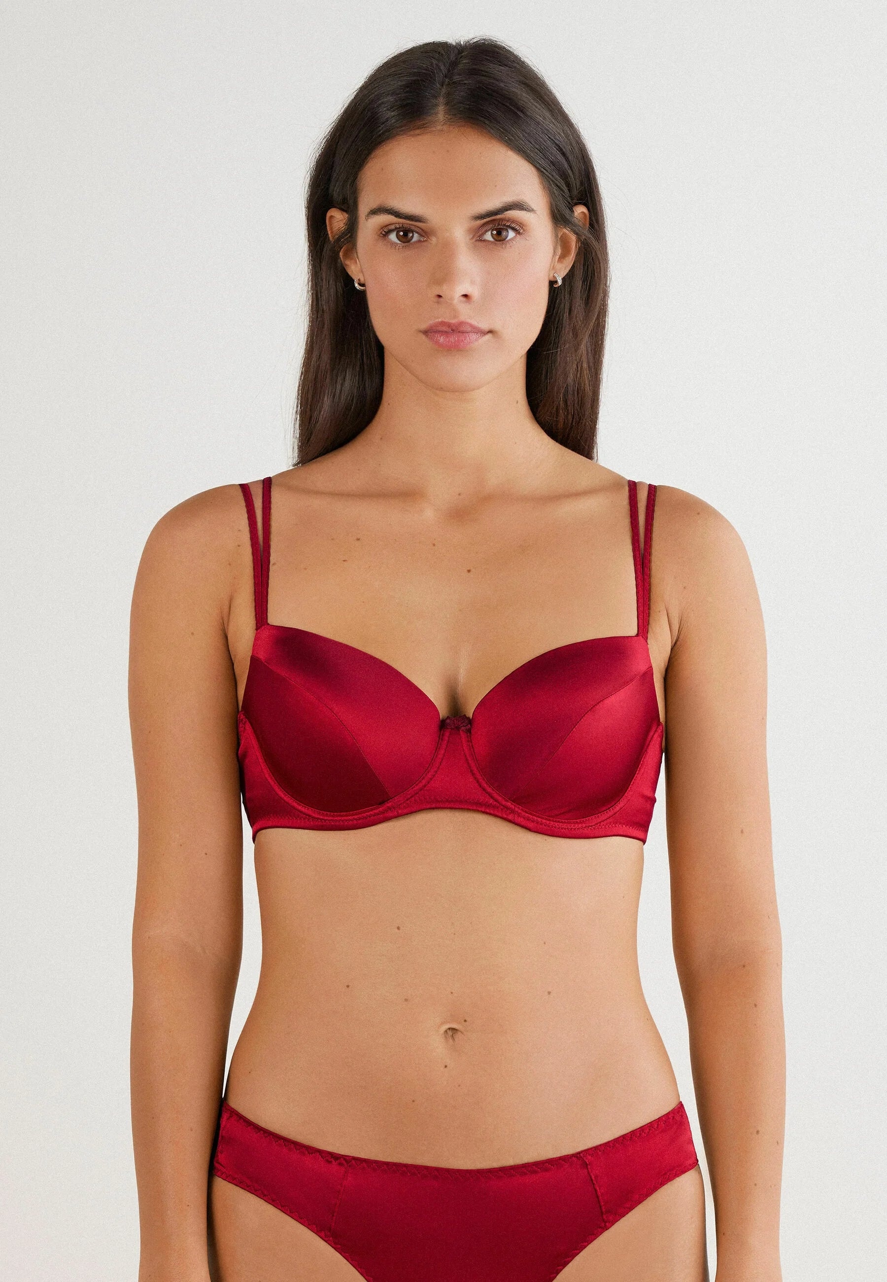 Podprsenka s kosticí Intimissimi Sofia Silk – červená