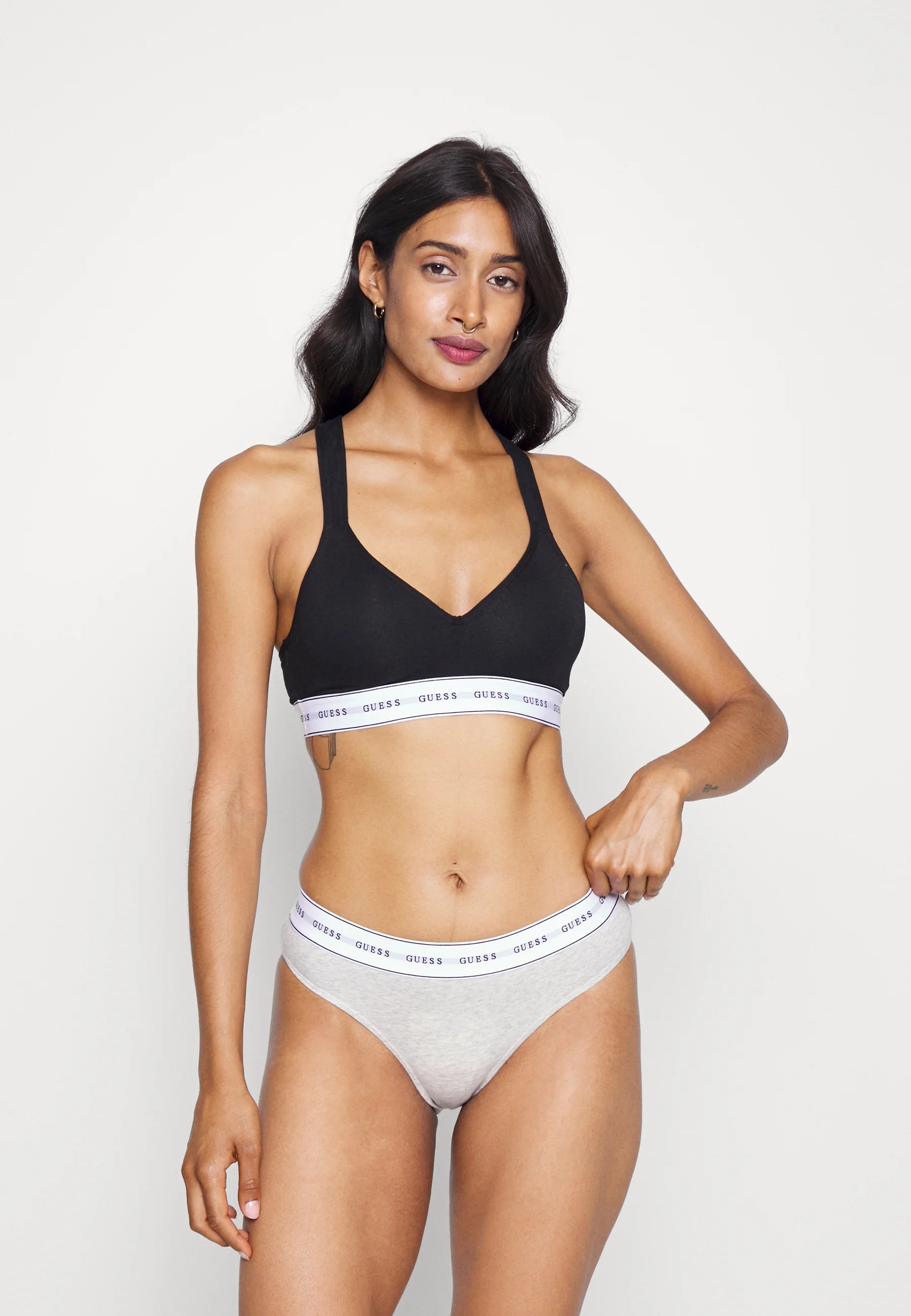 Figi Guess Carrie Cotton Modal – Light Rock Heather
