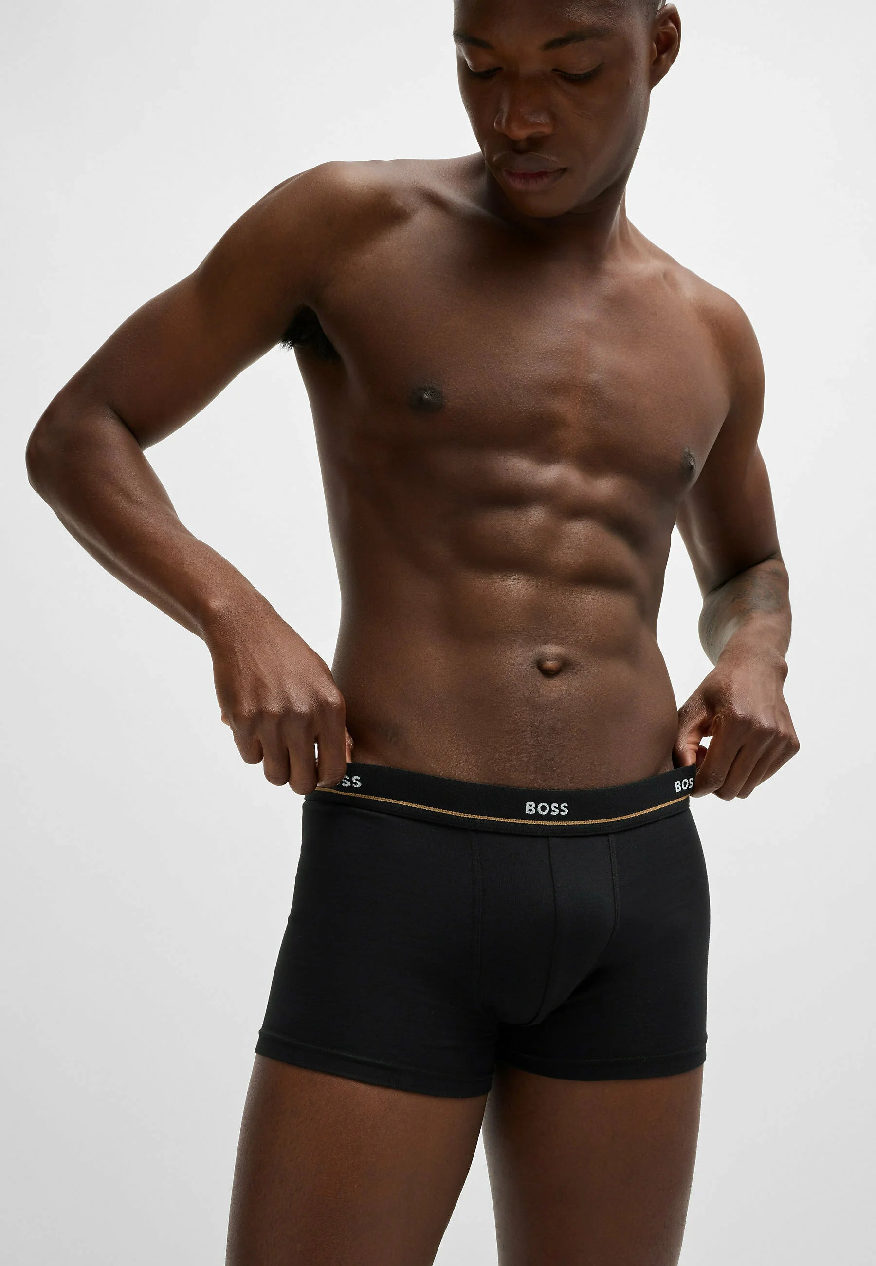 Lot de 5 boxers BOSS – Noir trois