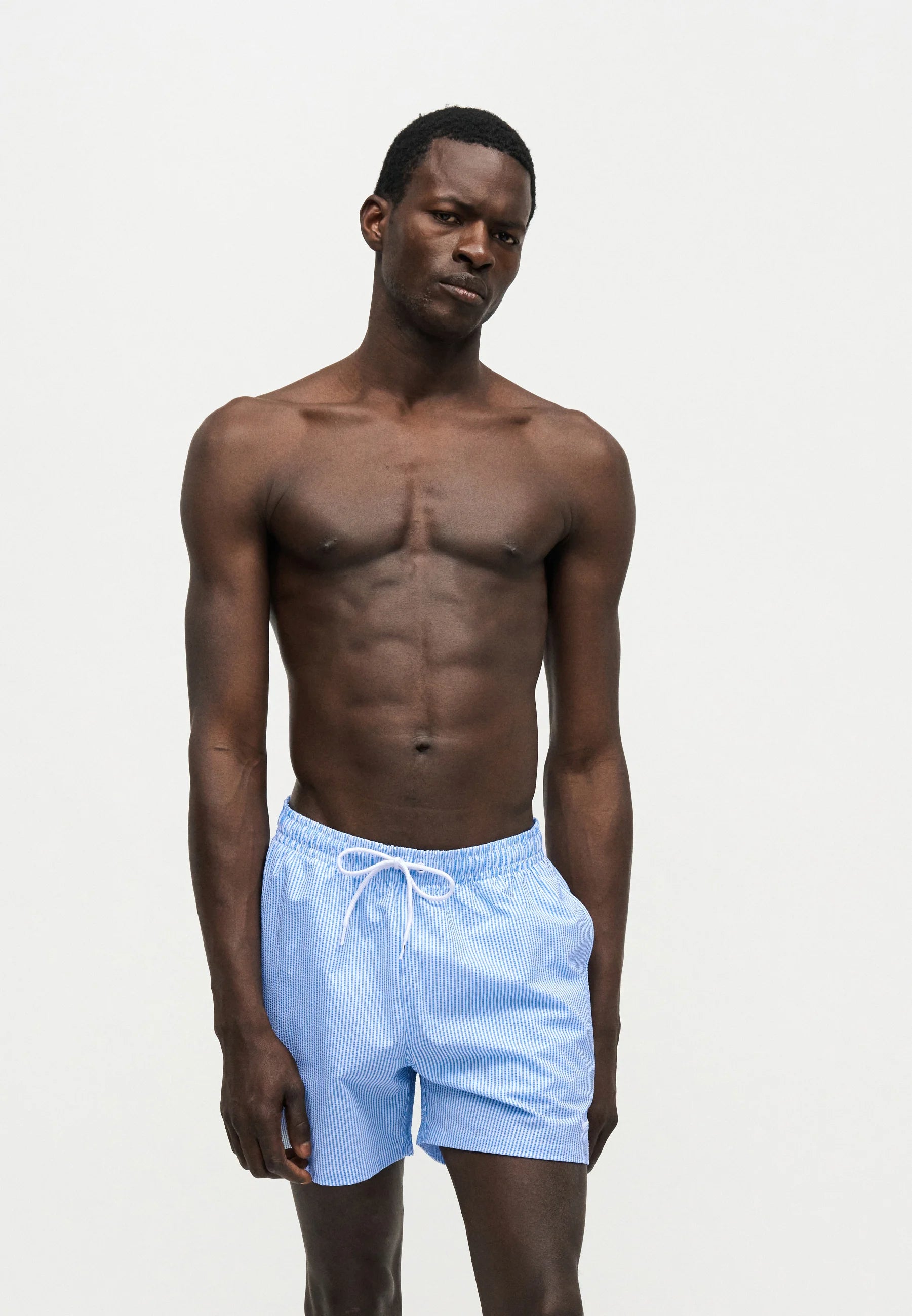 Short de bain Nike Swim Breaker Ripple Texture Volley - Cristal bleu