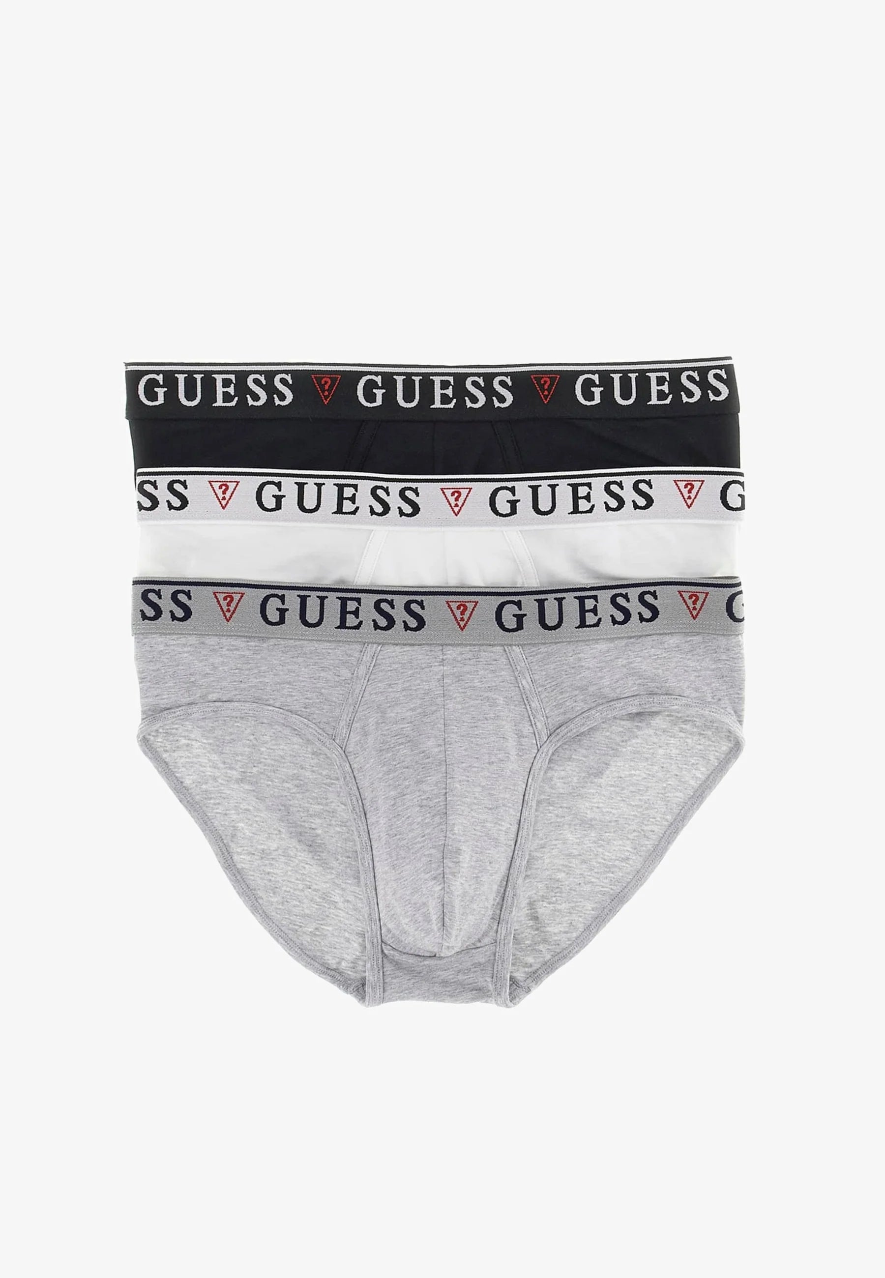 Guess Brian Hero Lot de 3 slips – Base noire multicolore