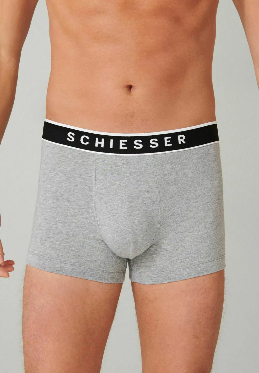 Schiesser 95 5 Baumwoll-Unterhosen 6er-Pack – Grau Melange