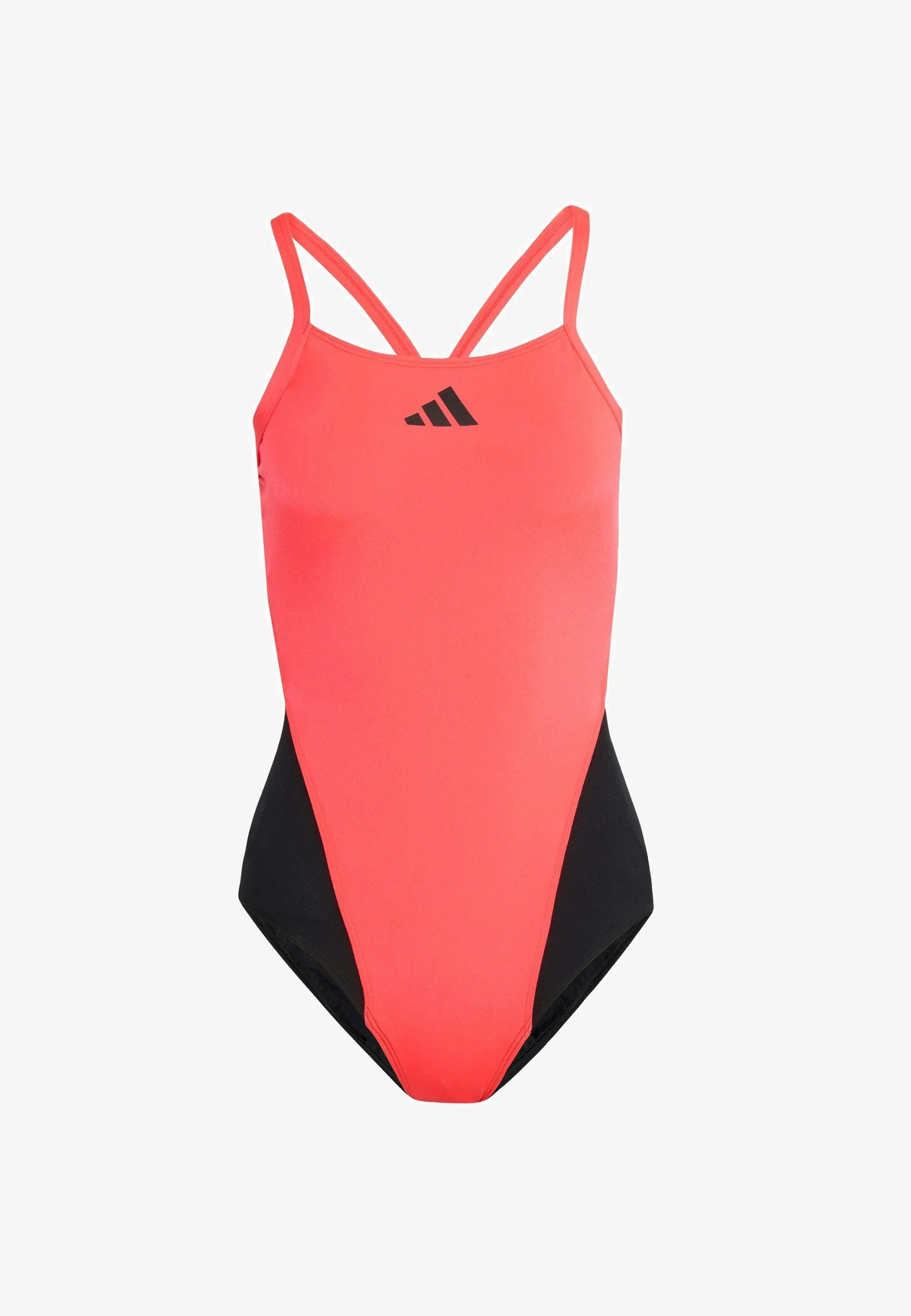 Maillot de bain une pièce Adidas Performance – Rouge lucide, Noir