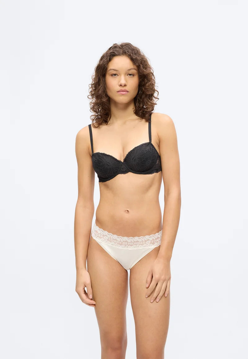 Tommy Hilfiger Ditsy Lace 3-Pack – Bonita Pink, Ivory, Dark Magma