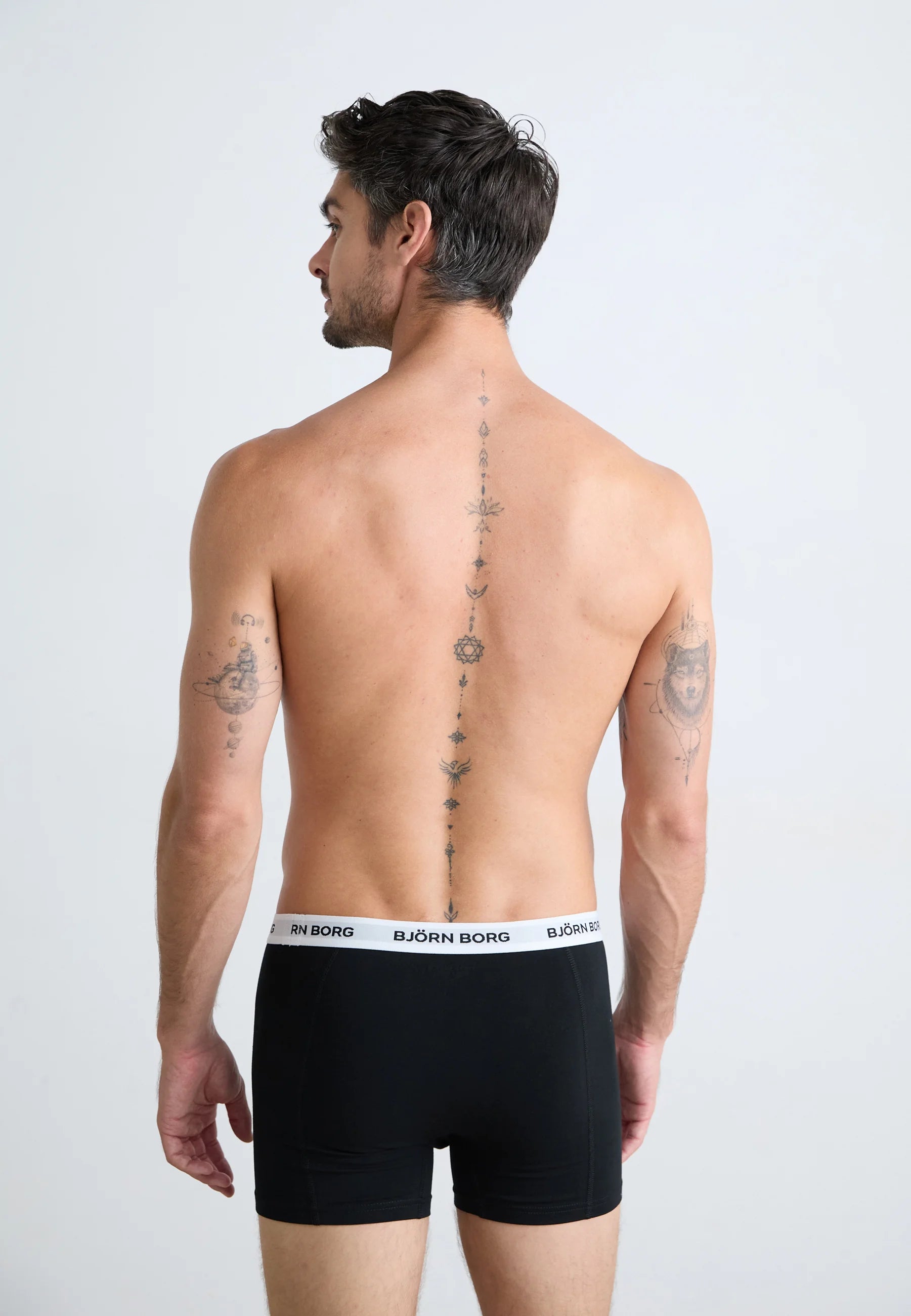 Björn Borg Stretch Boxer 7 Pack – Boxerky – černé
