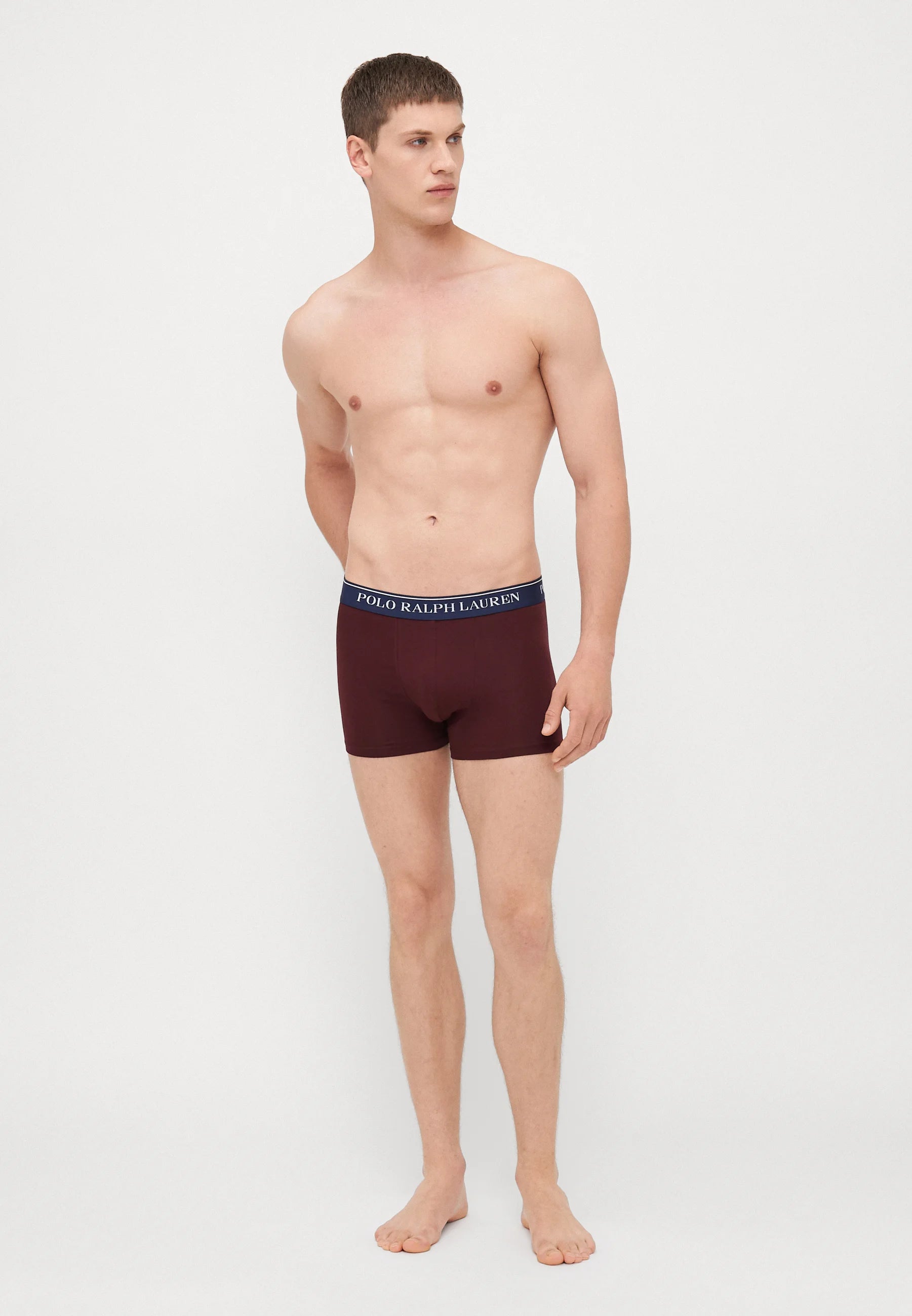 Polo Ralph Lauren Cotton Stretch Trunks – 5 Pack – Navy, Grey, Green, Wine, White