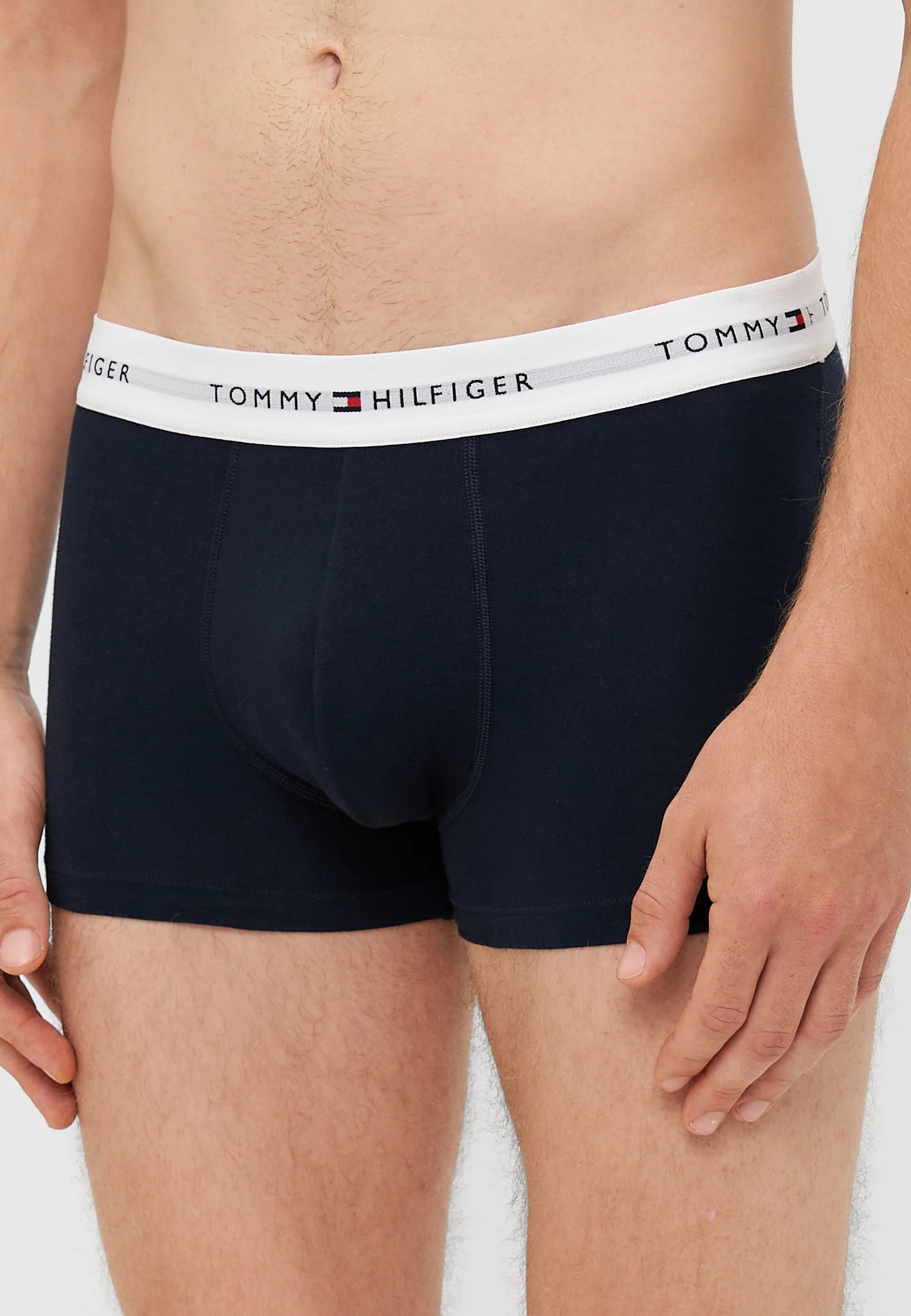 Tommy Hilfiger Signature Trunk 5er-Pack – Desert Sky, Antiksilber, Weiß