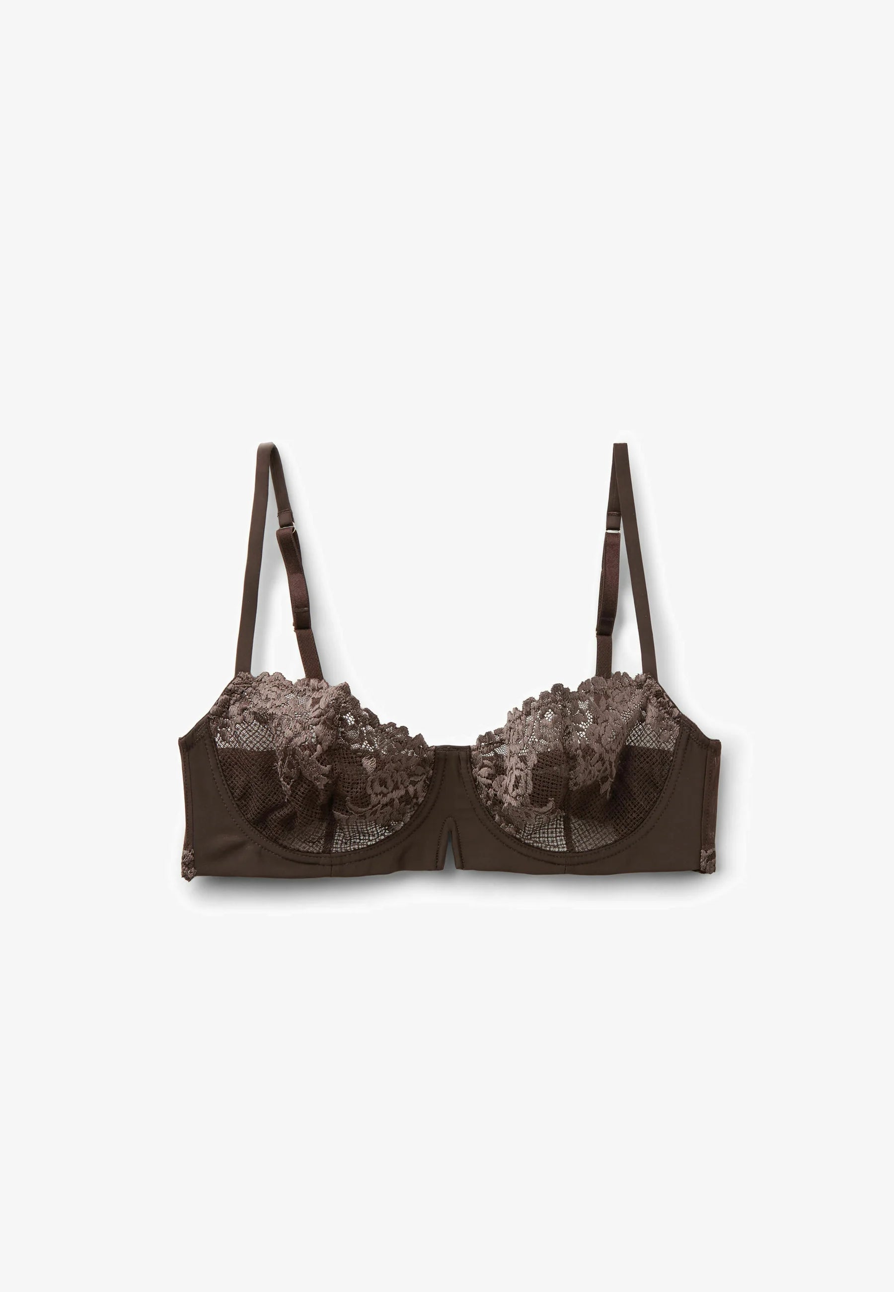 Intimissimi Soutien-Gorge Balconnet à Armatures Jolies Fleurs Denise - Marron
